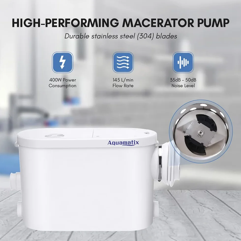 Aquamatix Silencio S pompa do ścieków 400 W cicha praca
