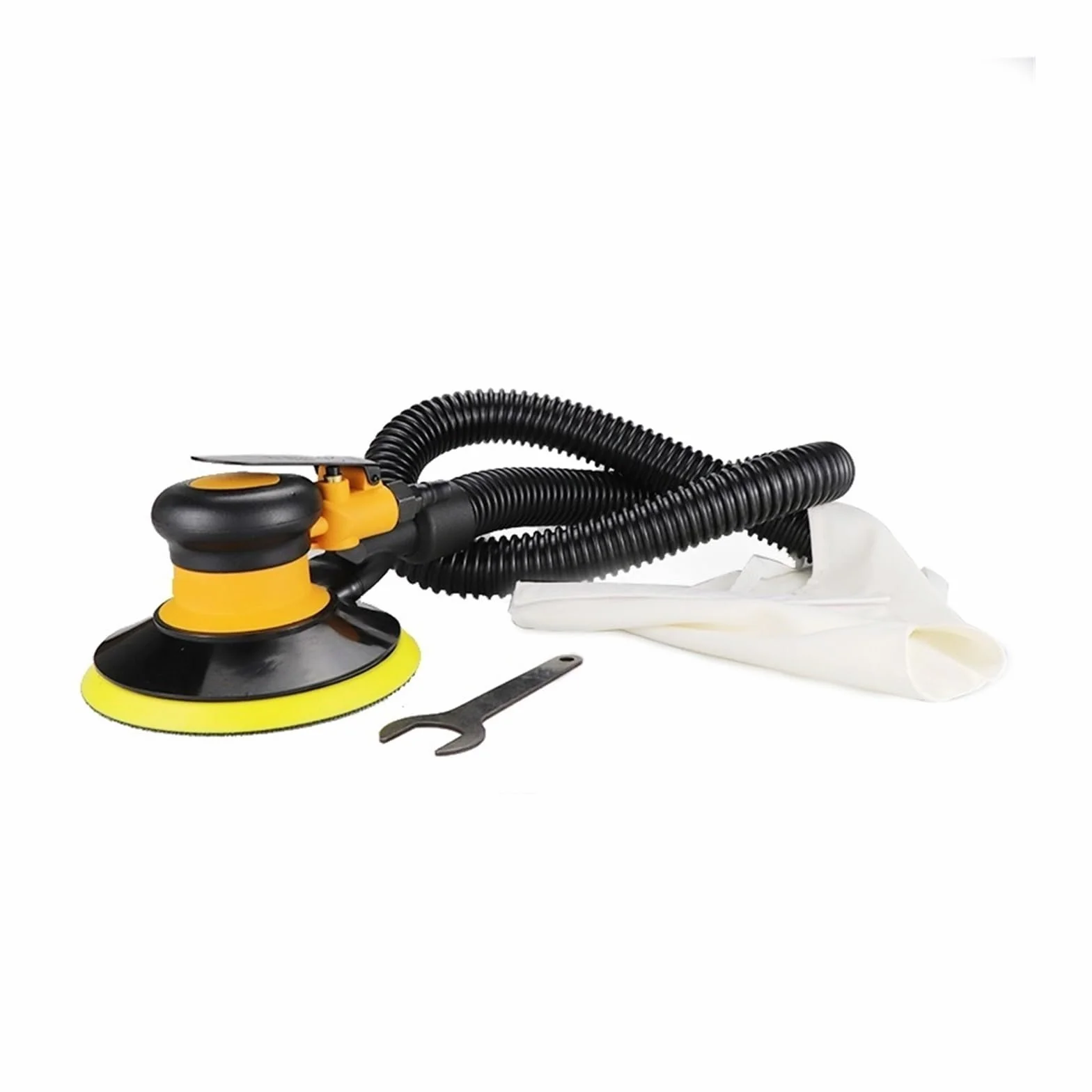 Pneumatyczna szlifierka pneumatyczna polerka 6 ''150mm narzędzie do pielęgnacji lakieru samochodowego polerowanie losowa orbitalna maszyna palmowa szlifierka do drewna do obróbki drewna(C9 Sander)