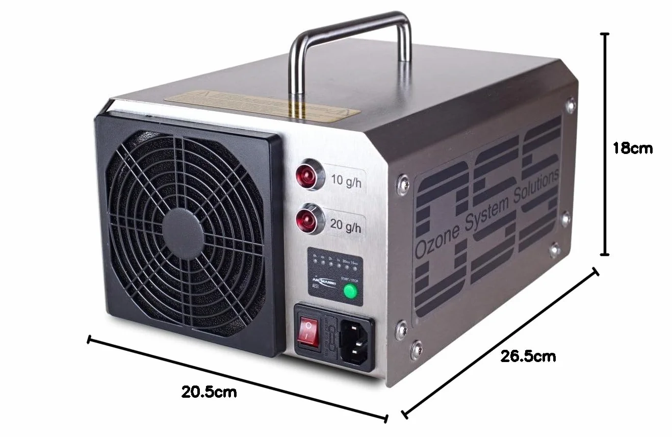 OSS Thirty O³ Plus generator ozonu UV 30000 mg/h Made in Germany