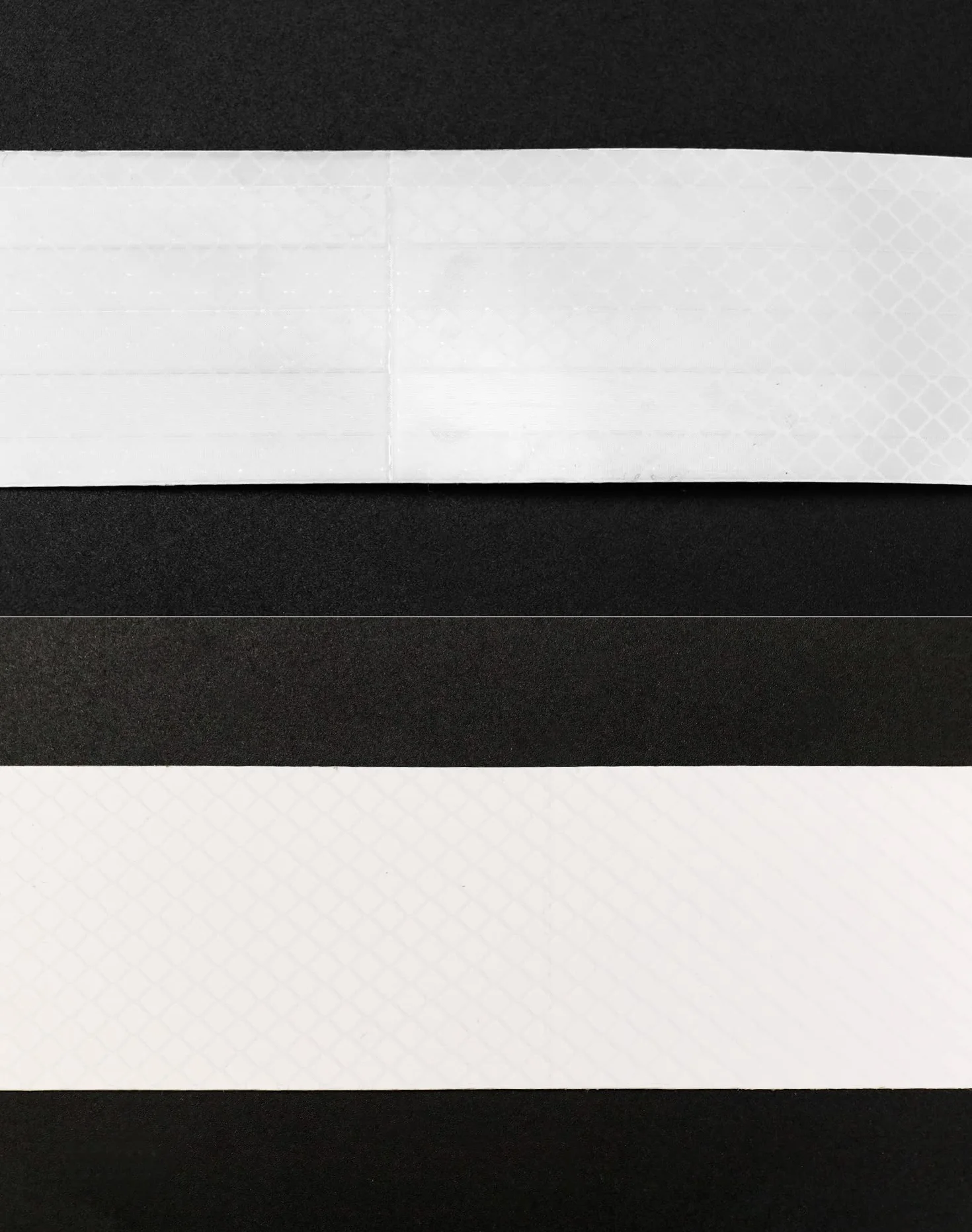 QWORK® Taśma odblaskowa samoprzylepna - 5cm x 10M - Wodoodporna taśma odblaskowa ostrzegawcza do pojazdów, samochodów, przyczep, na zewnątrz (biała)
