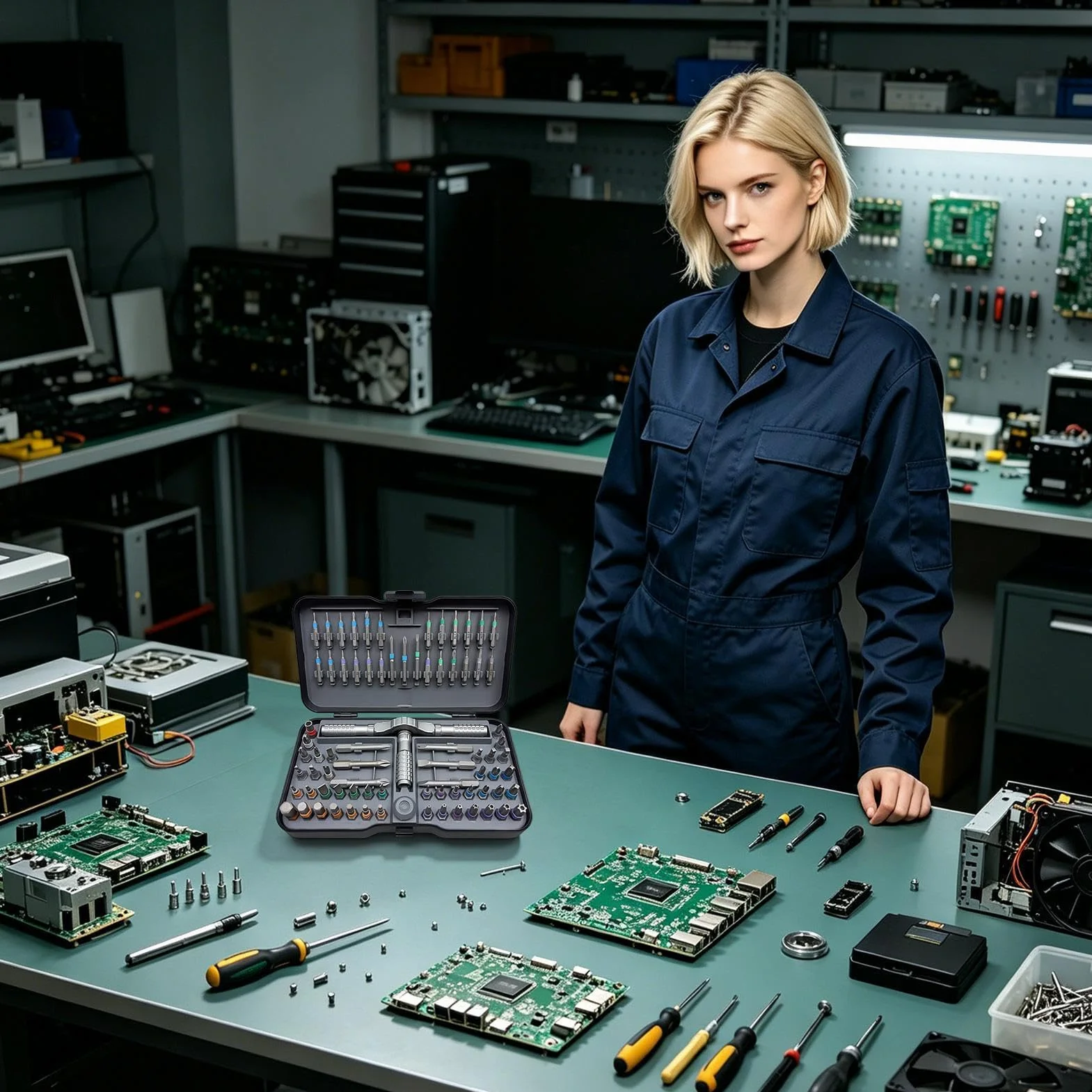 Magnetyczny zestaw grzechotkowy Wielobitowe Magnetyczne Ręczne Narzędzie | Zestaw precyzyjnych śrubokrętów do naprawy elektroniki, serwisu rowerowego, AGD i prac stolarskich