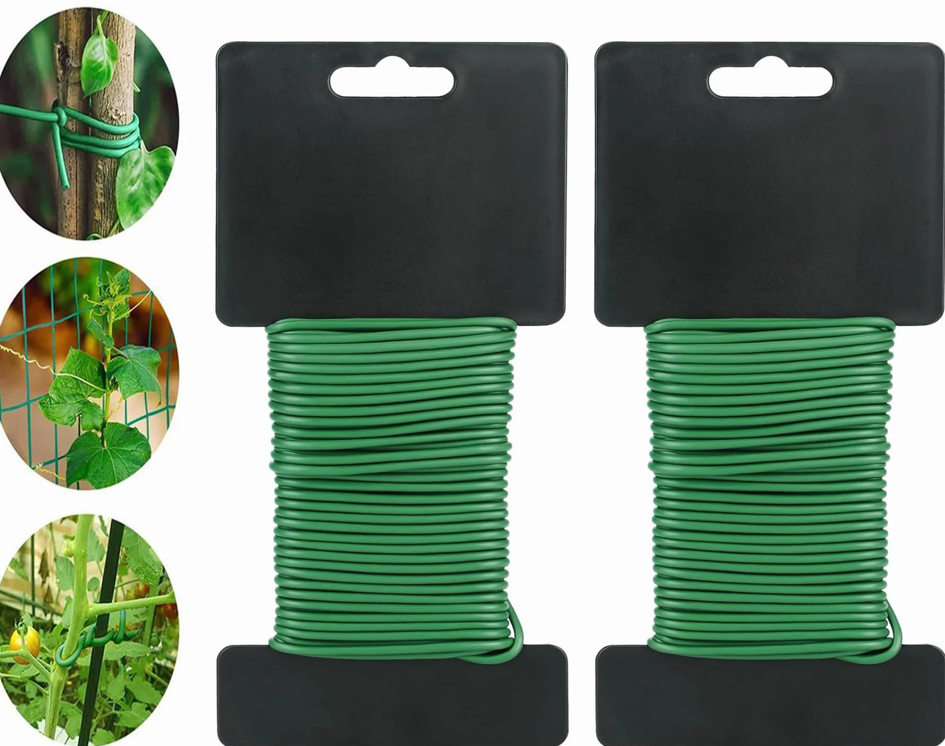 Drut ogrodowy do wiązania roślin 2,8 mm x 10 m zielony