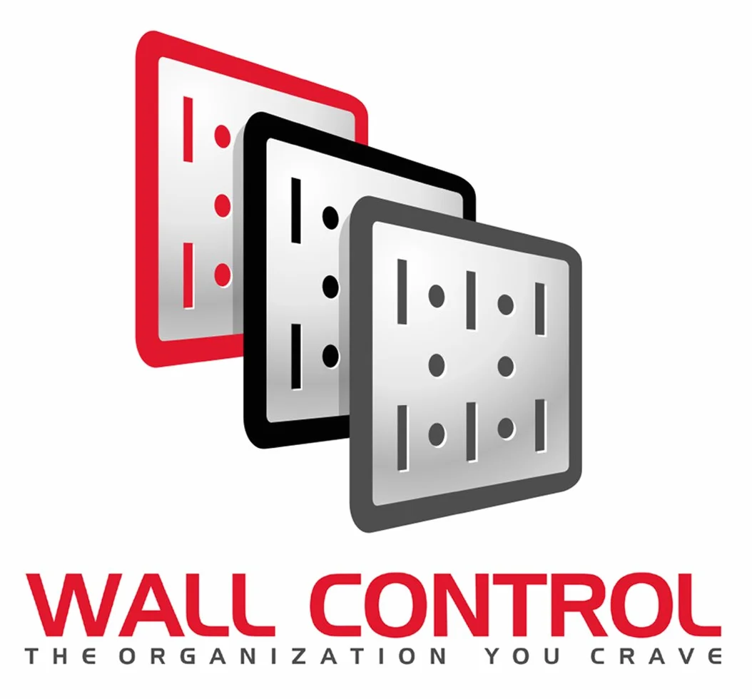 Wall Control Uchwyt na wiertarkę, stojak do przechowywania elektronarzędzi – kompaktowa wiertarka udarowa, akumulator, elektronarzędzia, organizer na pegboard (czarny)