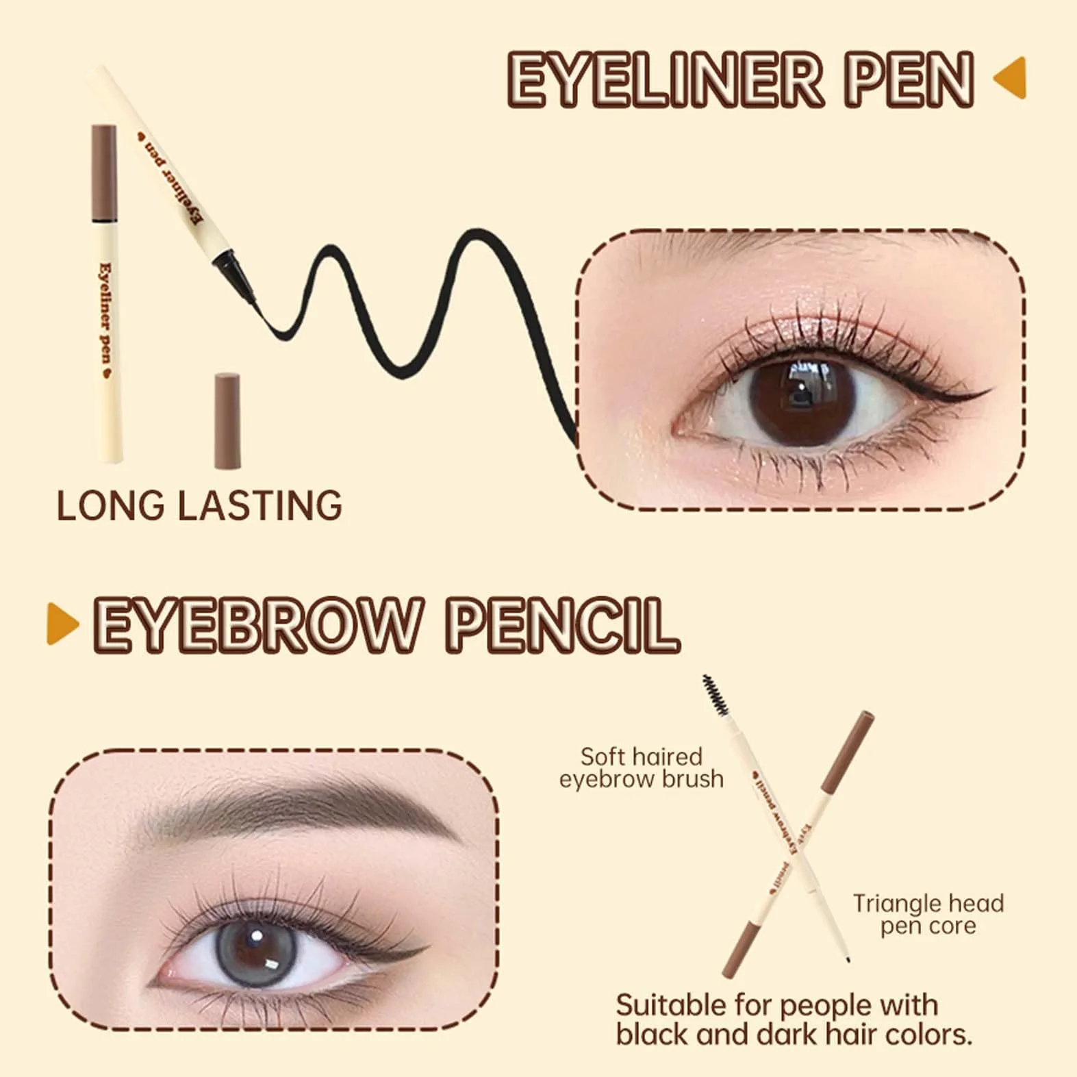 Zestaw do makijażu All-in-One, 8-częściowy zestaw do makijażu, zestawy do makijażu dla kobiet i dziewczynek, zestaw prezentowy z eyelinerem, paletą cieni do powiek, tuszem do rzęs, podkładem i szminką