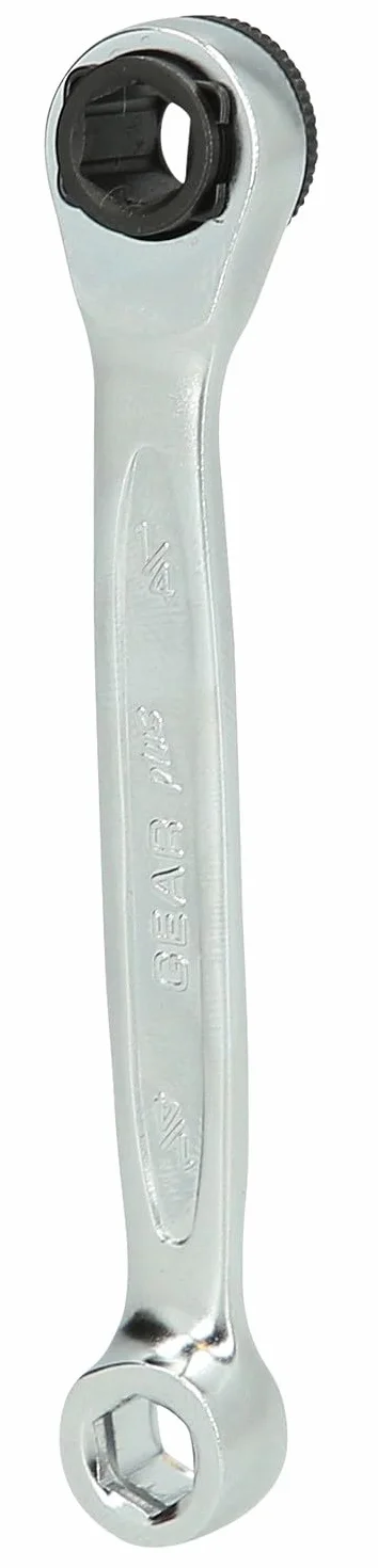 KS Tools 503.4691 GEAR+ Mini klucz grzechotkowo-oczkowydo bitów, 1/4"x1/4"