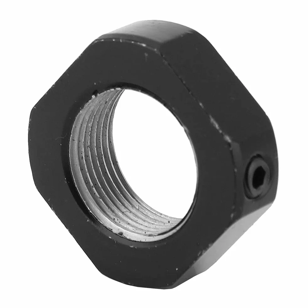 Metalowa nakrętka zamkowa wysoka dokładność wbudowana mosiężna podkładka śruby kulowe akcesoria (M12 x 1 mm)