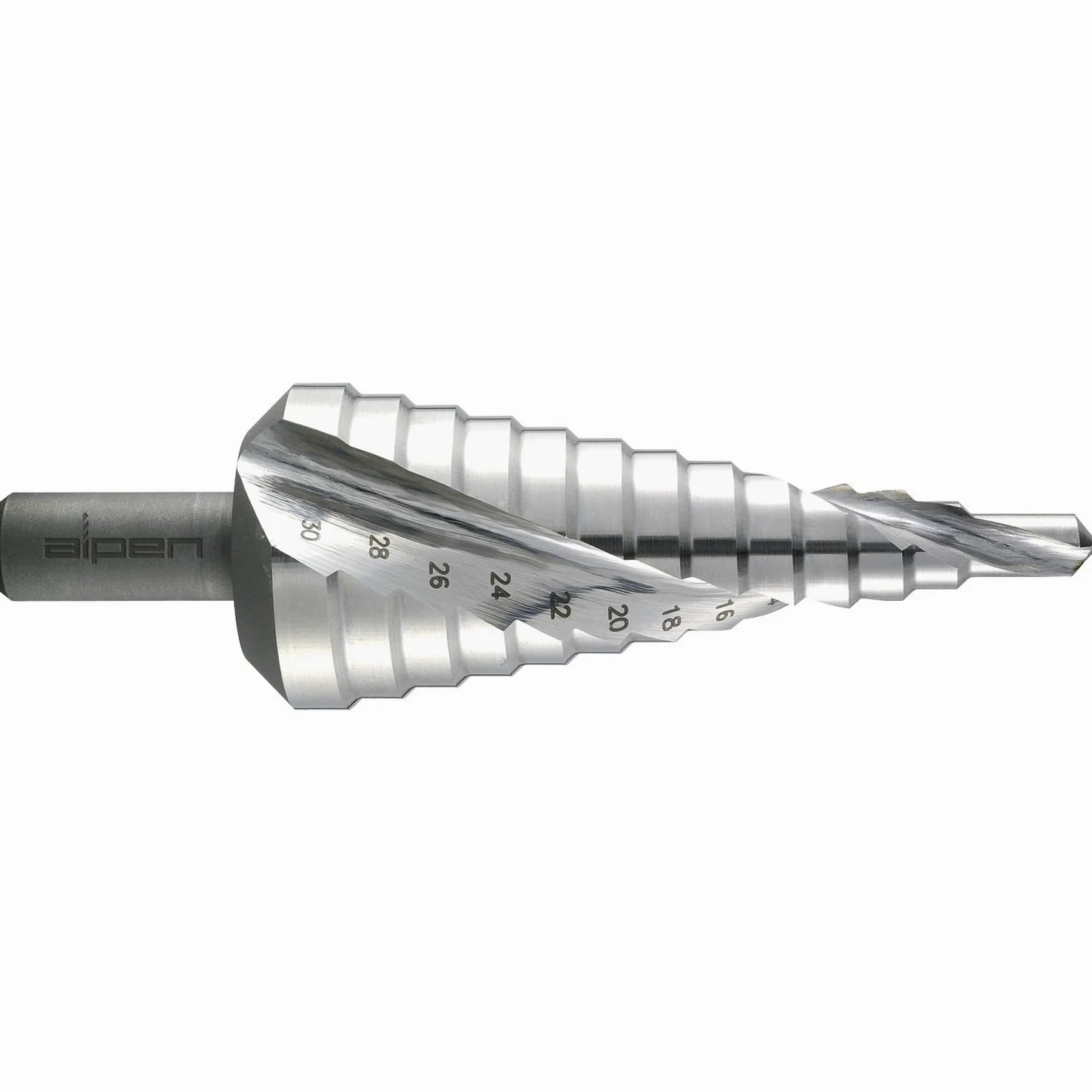 ALPEN Wiertło stopniowe rozm. 3 HSS-Eco 2 ostrza wiertła średnica 6-30 mm, 1 sztuka 72600630100