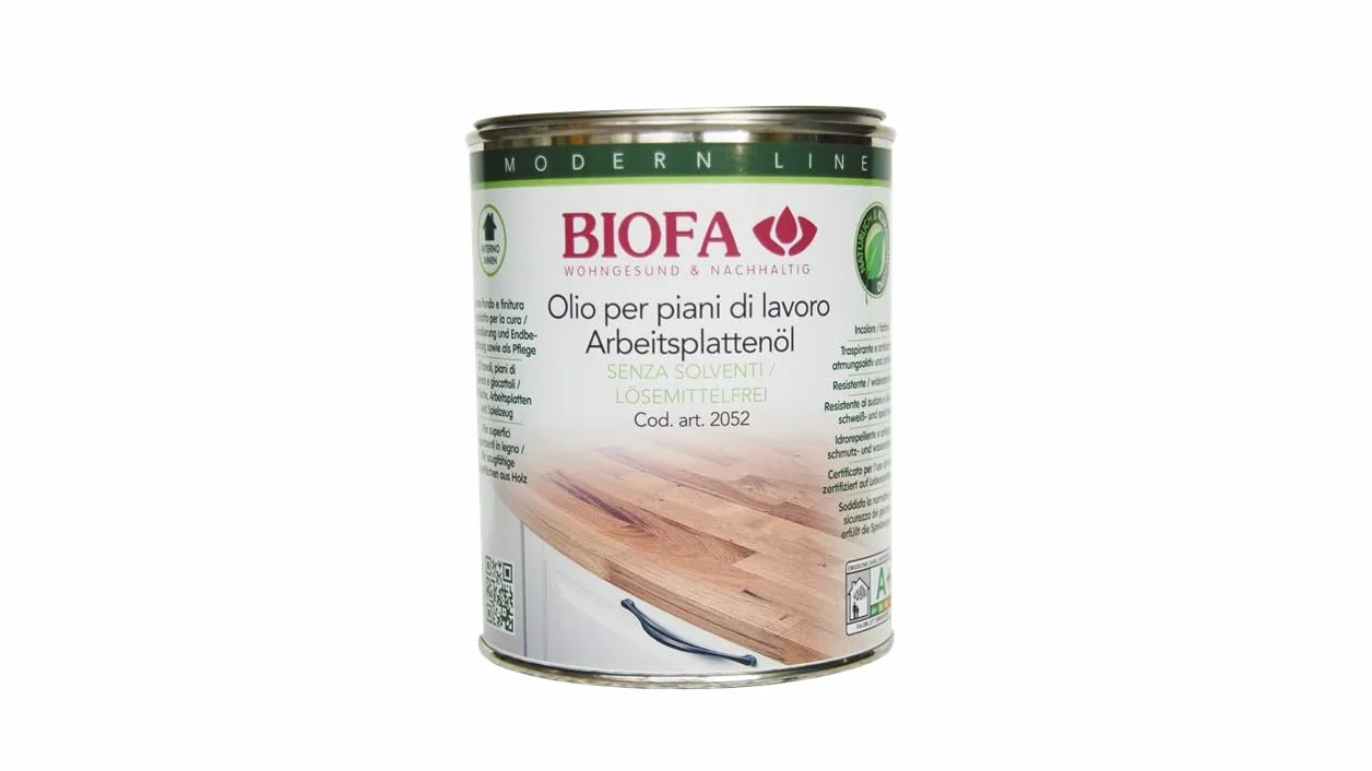 BIOFA 2052 bezbarwny olej do blatów roboczych 375 ml