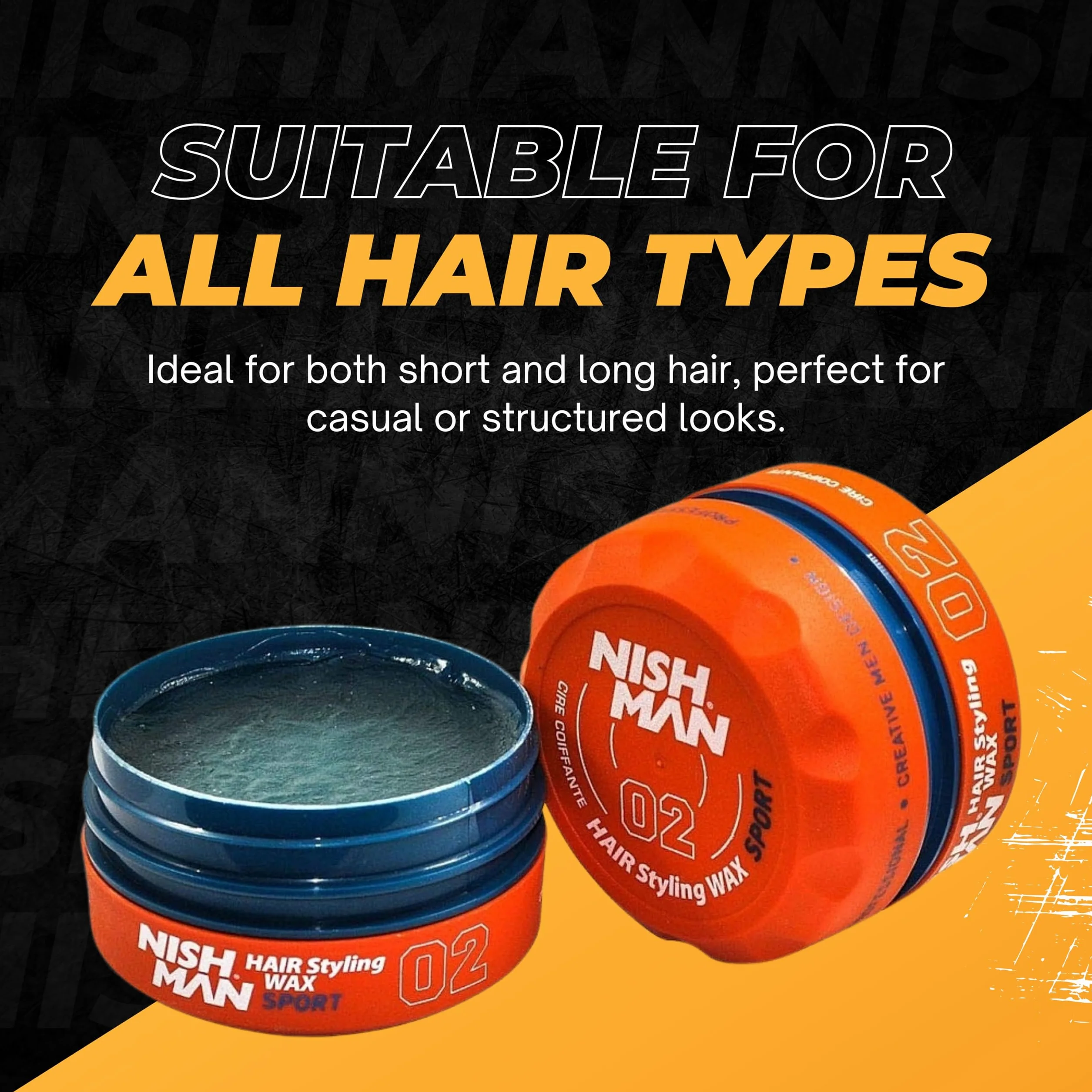 NISHMAN Wosk do Stylizacji Włosów 02 - Sport 150g