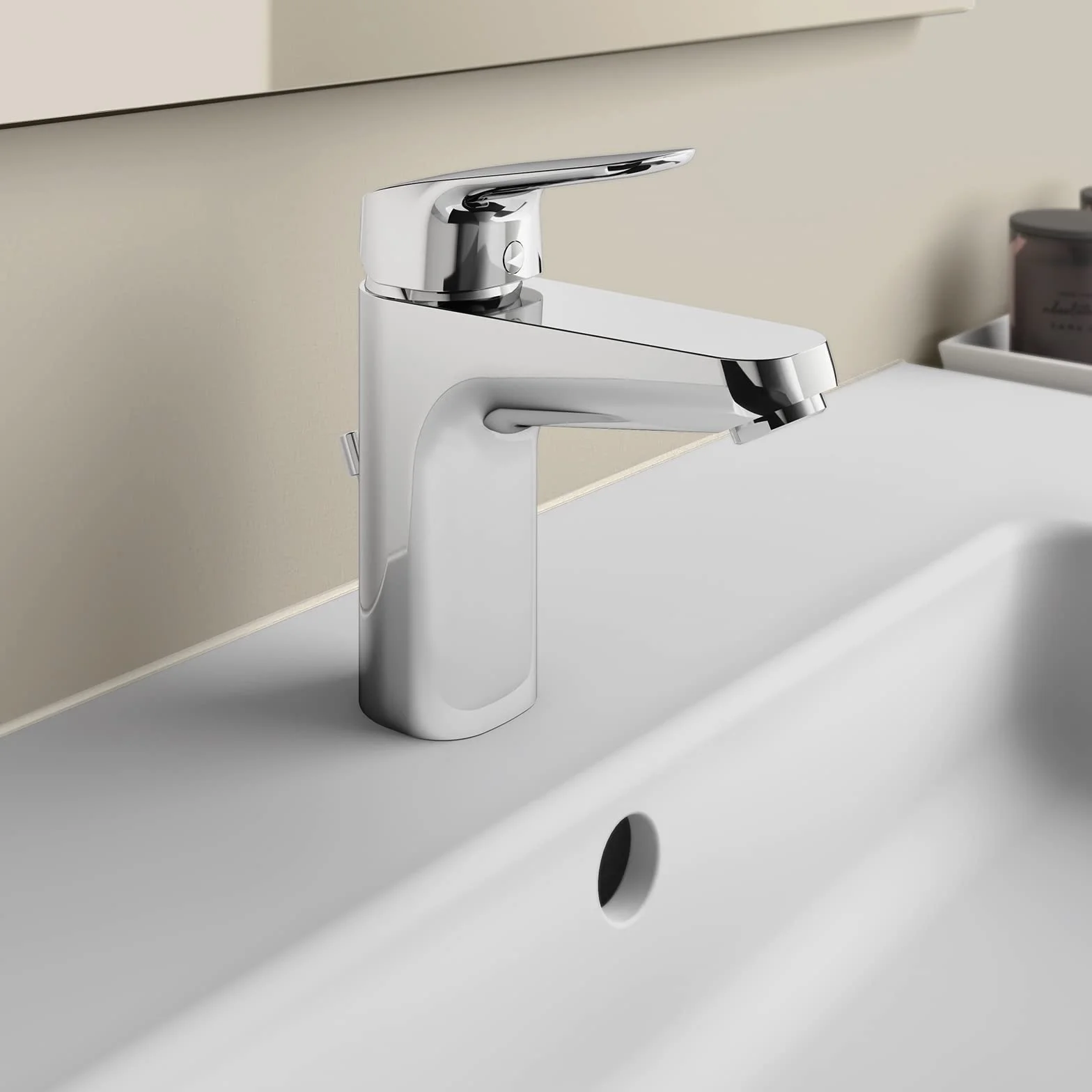 Ideal Standard B1713AA Ceraflex armatura umywalkowa Grande z zestawem odpływowym