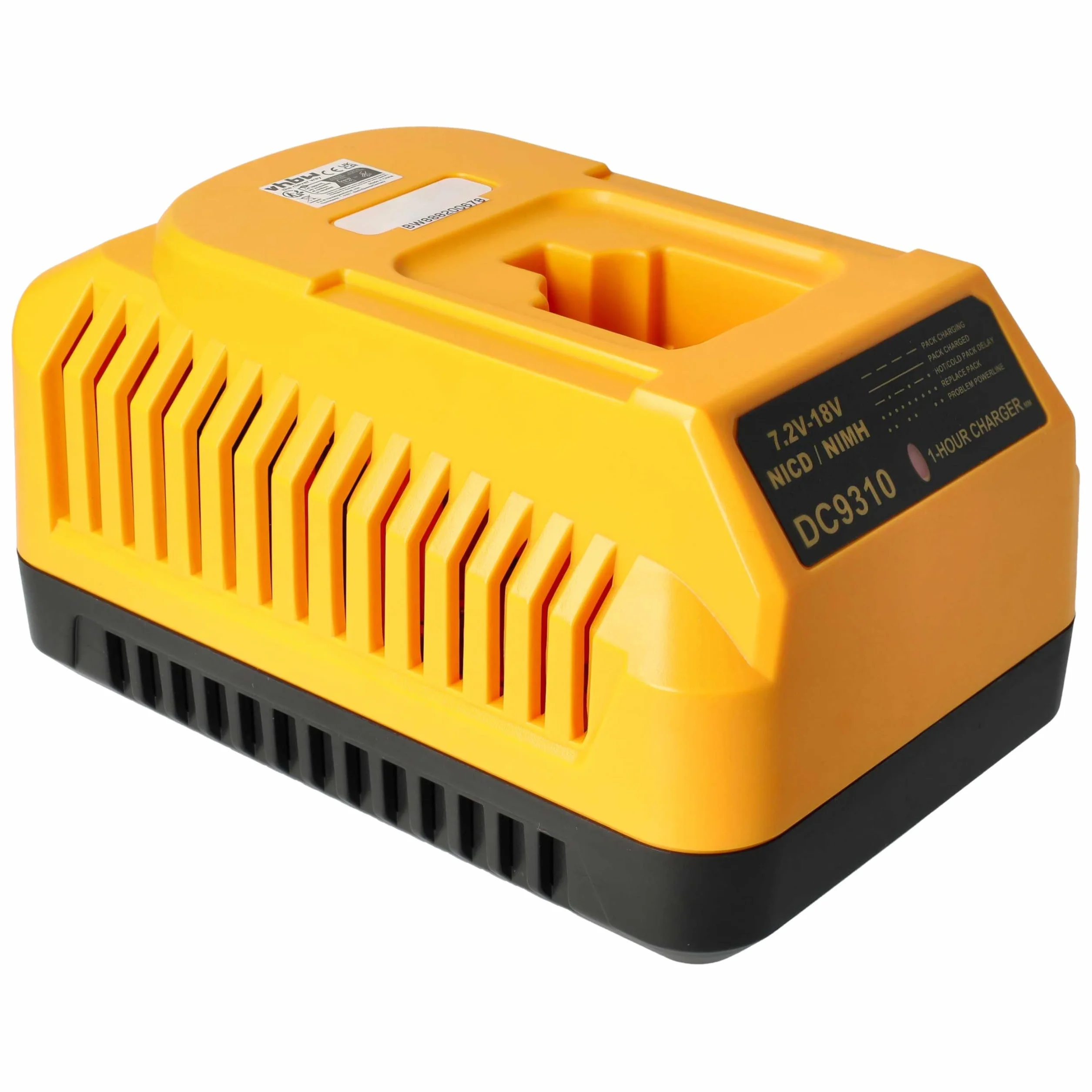 vhbw Ładowarka kompatybilna z Dewalt DC9096 DC9144 DC9180 DC9180C Ni-Cd NiMH