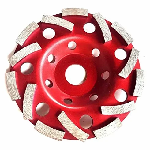 Diamentowa tarcza garnkowa, diamentowa tarcza szlifierska 125 mm, podwójna turbo ściernica, narzędzia do betonu, tarcza szlifierska, tarcza garnkowa do cięcia