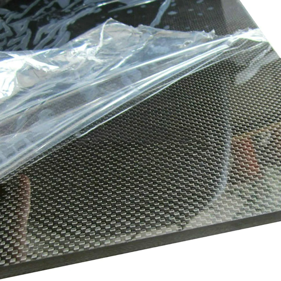 arkusz z włókna węglowego, 3K Plain Weave Błyszcząca powierzchnia(500mm x 250mm x 2mm)