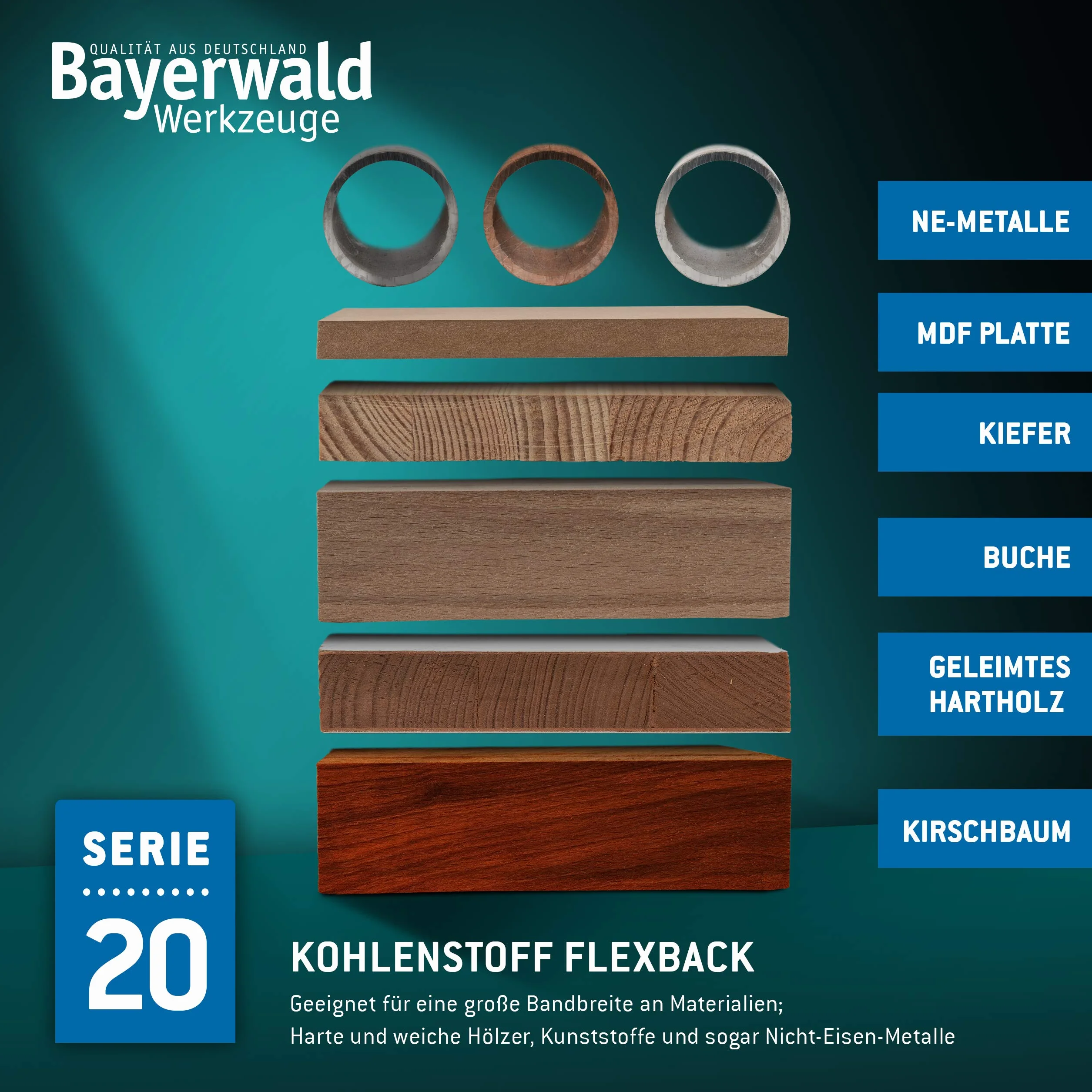 Bayerwald brzeszczot do piły taśmowej ze stali narzędziowej – 1712 x 13 x 0,36 x 6 / drewno, metale nieżelazne, tworzywo sztuczne, cienkie blachy/taśma do piły pasuje do Metabo. Elektra Beckum i wielu
