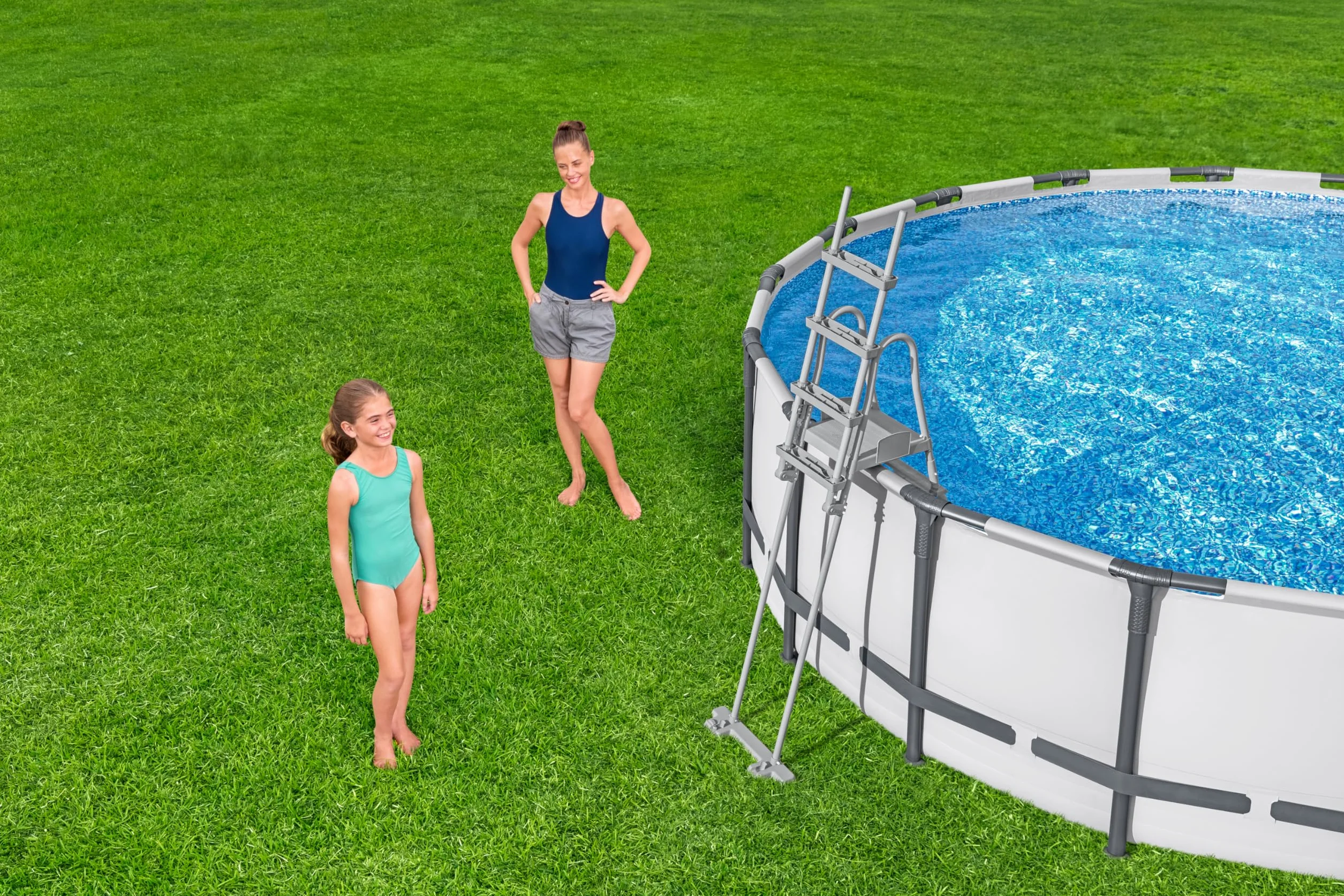 Bestway | Flip & Lock nad ziemią drabina basenowa 1,32 m