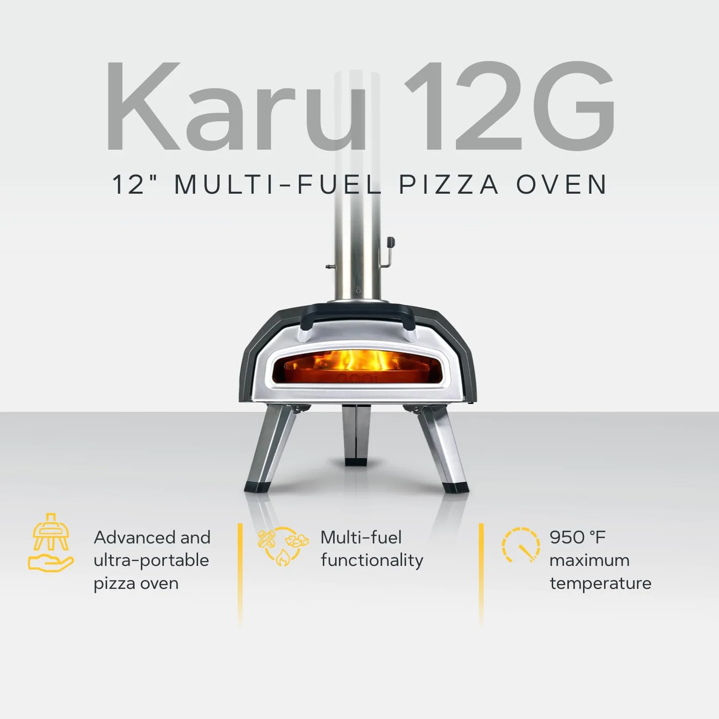 OONI Karu 12G Pizza Oven Multi Combustion