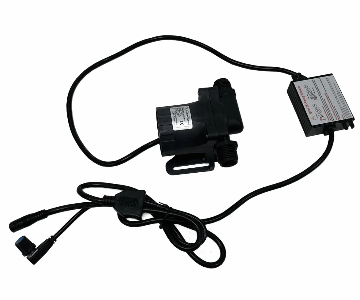 SHYSKY DC50F-24150A 24VDC Mała, ale mocna bezszczotkowa pompa wodna DC 86W 15m Lift, 1560LPH, regulacja prędkości, niski poziom hałasu, ciśnienie chłodzenia cyrkulacyjnego Systemy ogrodnicze
