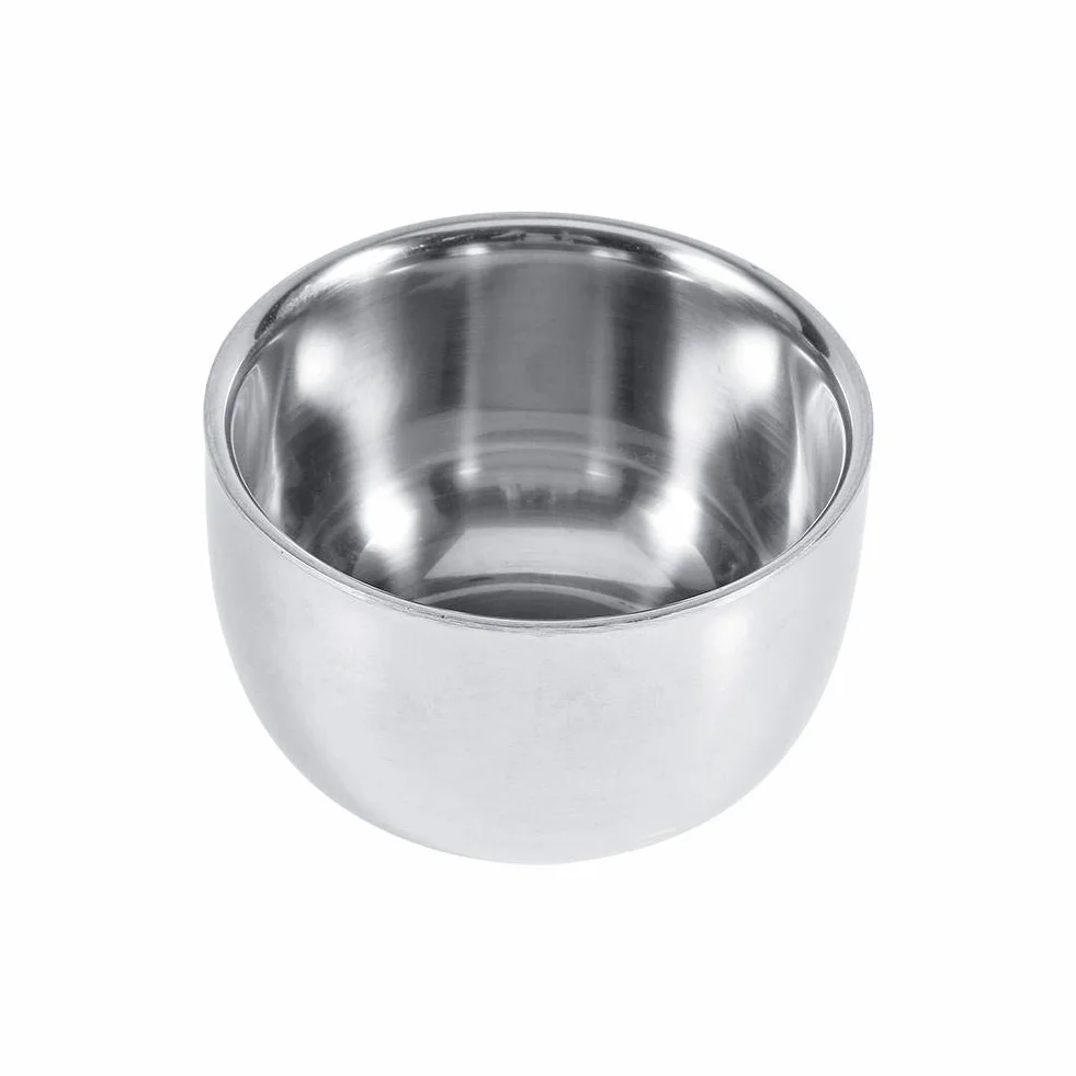 0, Miska do golenia ze stali nierdzewnej, Asixx Durable Męski uchwyt na mydło do golenia ze stali nierdzewnej Cream Cup miska naczynia miska duża miska łatwe tworzenie piany, 1