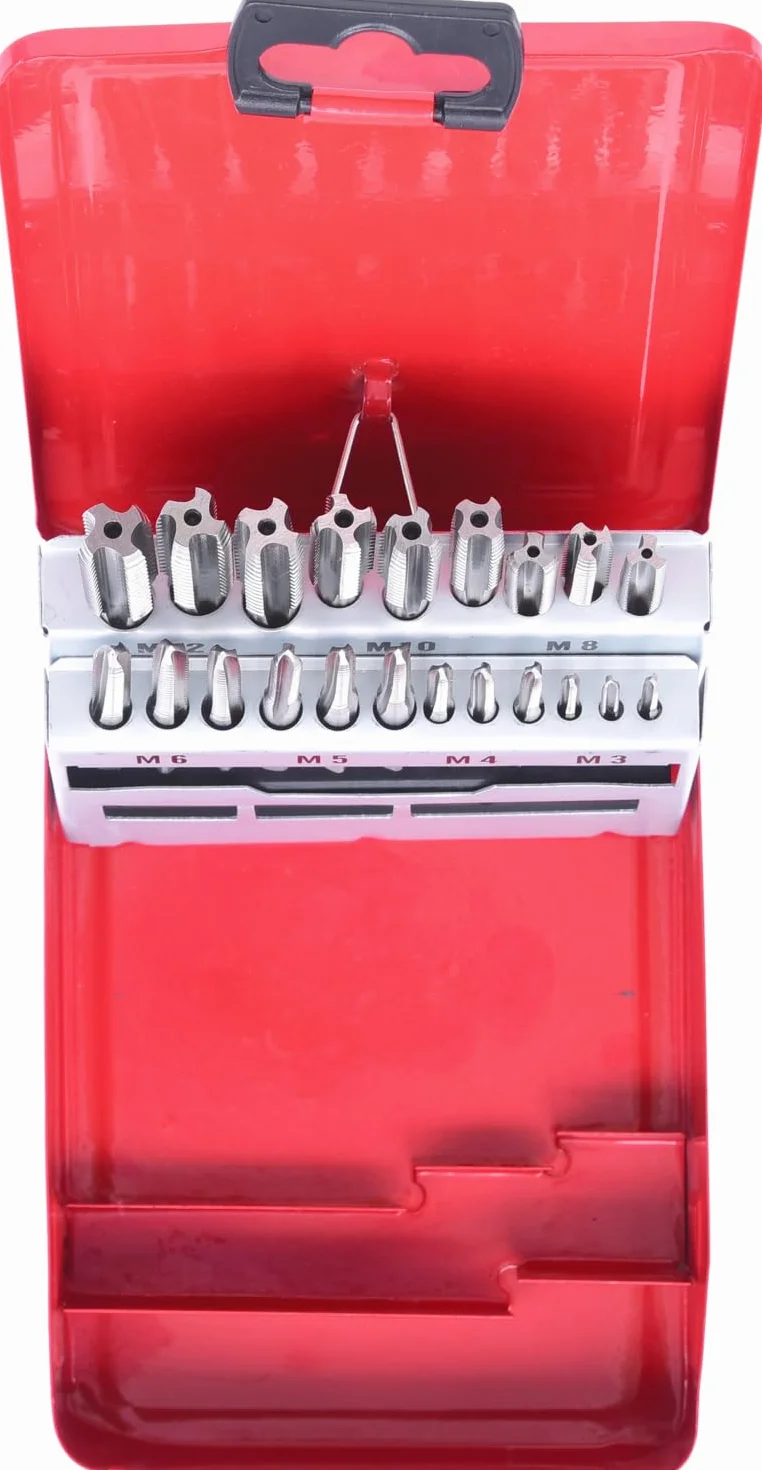 KS Tools 336.0621 HSS Zestaw gwintowników recznych Mw opakowaniu z blachy stalowej, 21-szt