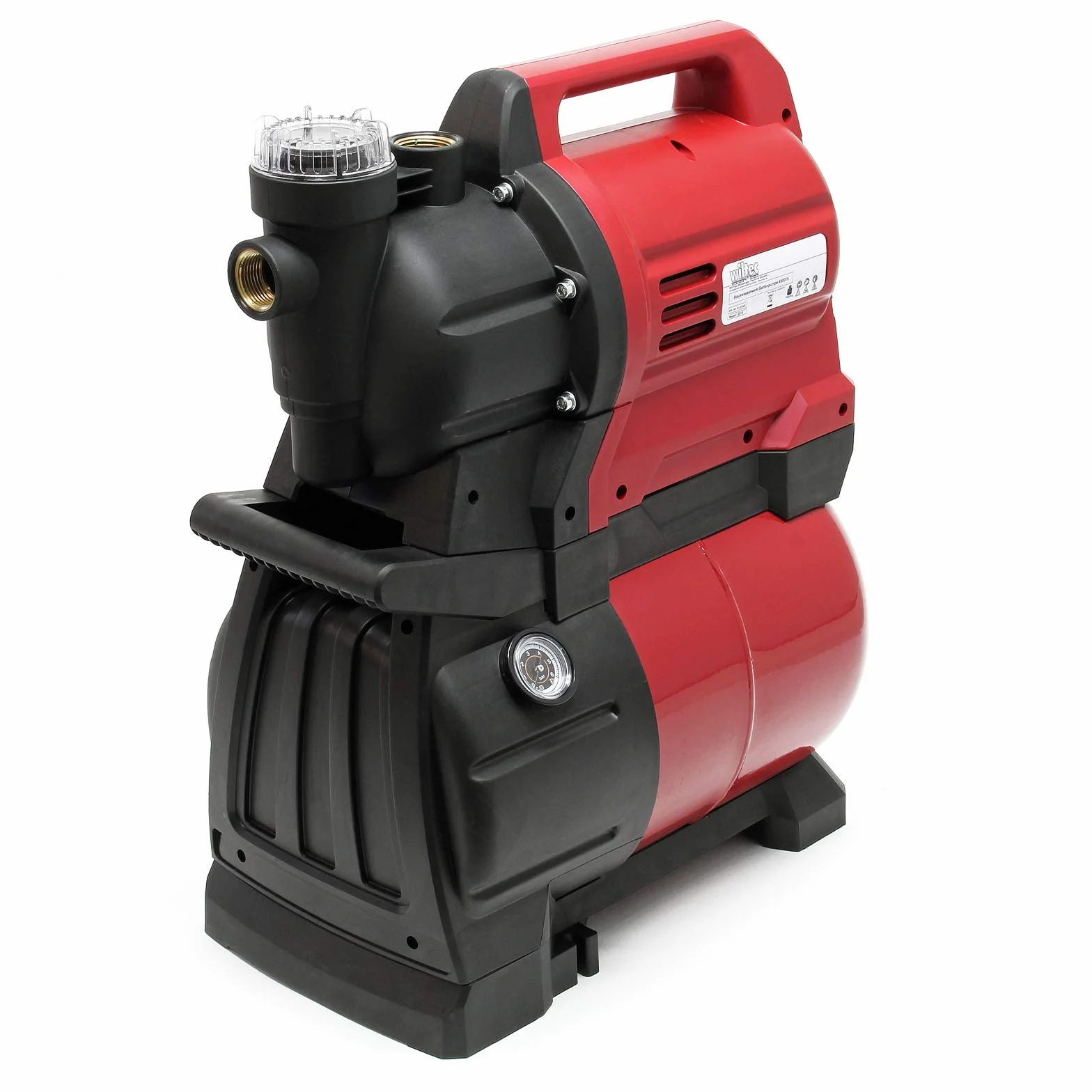 WilTec Grupa ciśnieniowa 1300W 4500l/h Membrana 19L Presostat