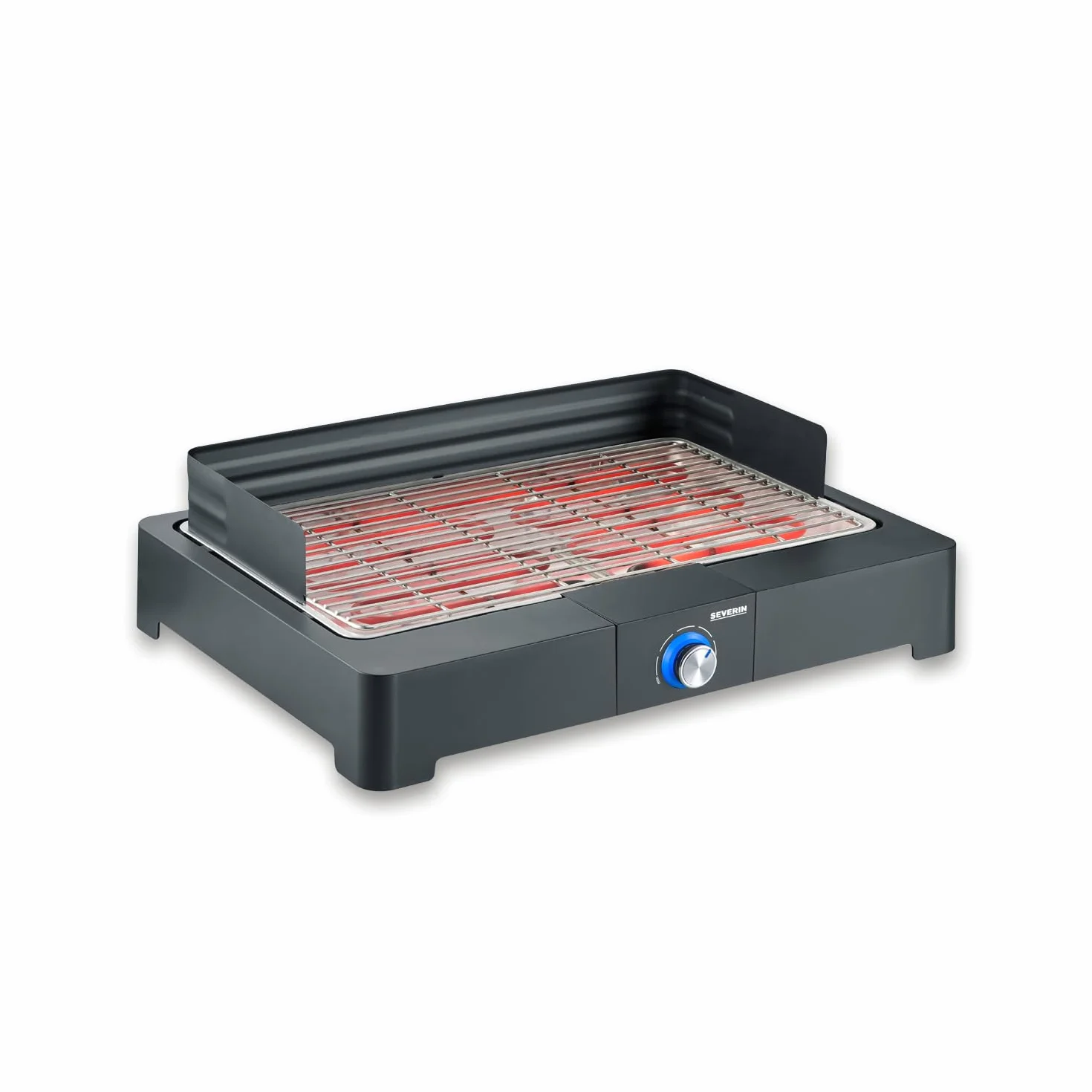Severin Grill Elektryczny 2200 W Czarny Srebrny