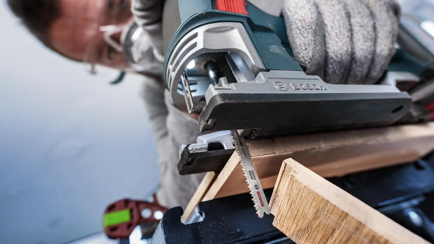 Bosch 5x Brzeszczot do wyrzynarki PRO Laminate clean T101BIF (do Parkiet, Solidny laminat winylowy, PCW, Długość 83 mm, Professional Akcesoria Wyrzynarka)