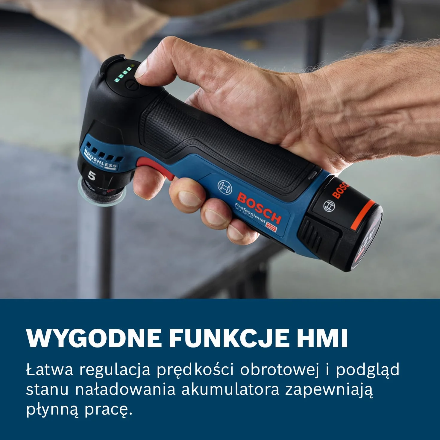 Bosch PRO 12V System Akumulatorowa szlifierka mimośrodowa GEX 12V-32 (talerz oporowy 32 mm z mocowaniem na rzepy, talerz oporowy 32 mm z mocowaniem na klej)