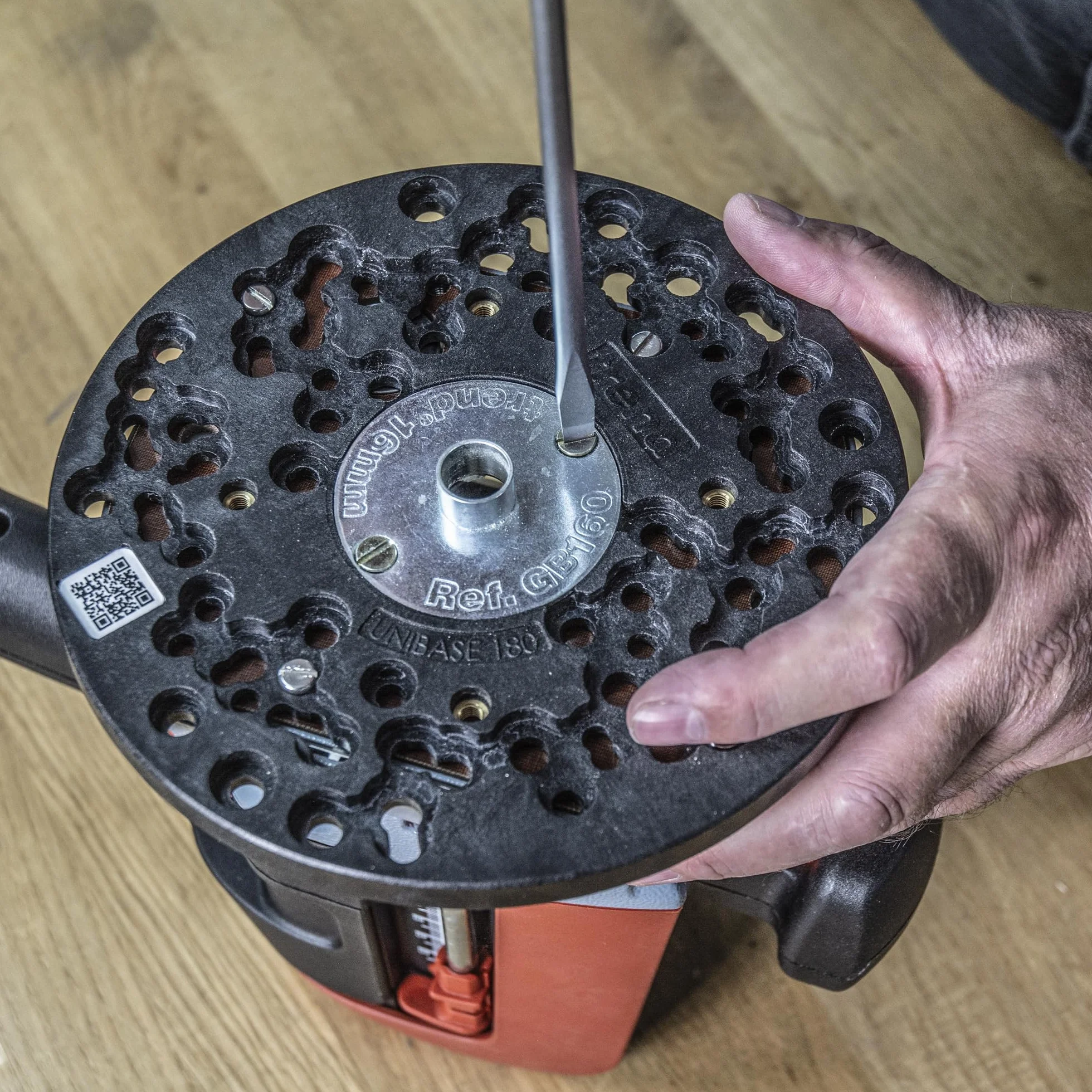 Trend Duża Uniwersalna Płyta Podstawowa do Frezarki Zanurzeniowej, 180mm, Zwiększona Kompatybilność dla Frezarek Zanurzeniowych 12mm, UNIBASE/180
