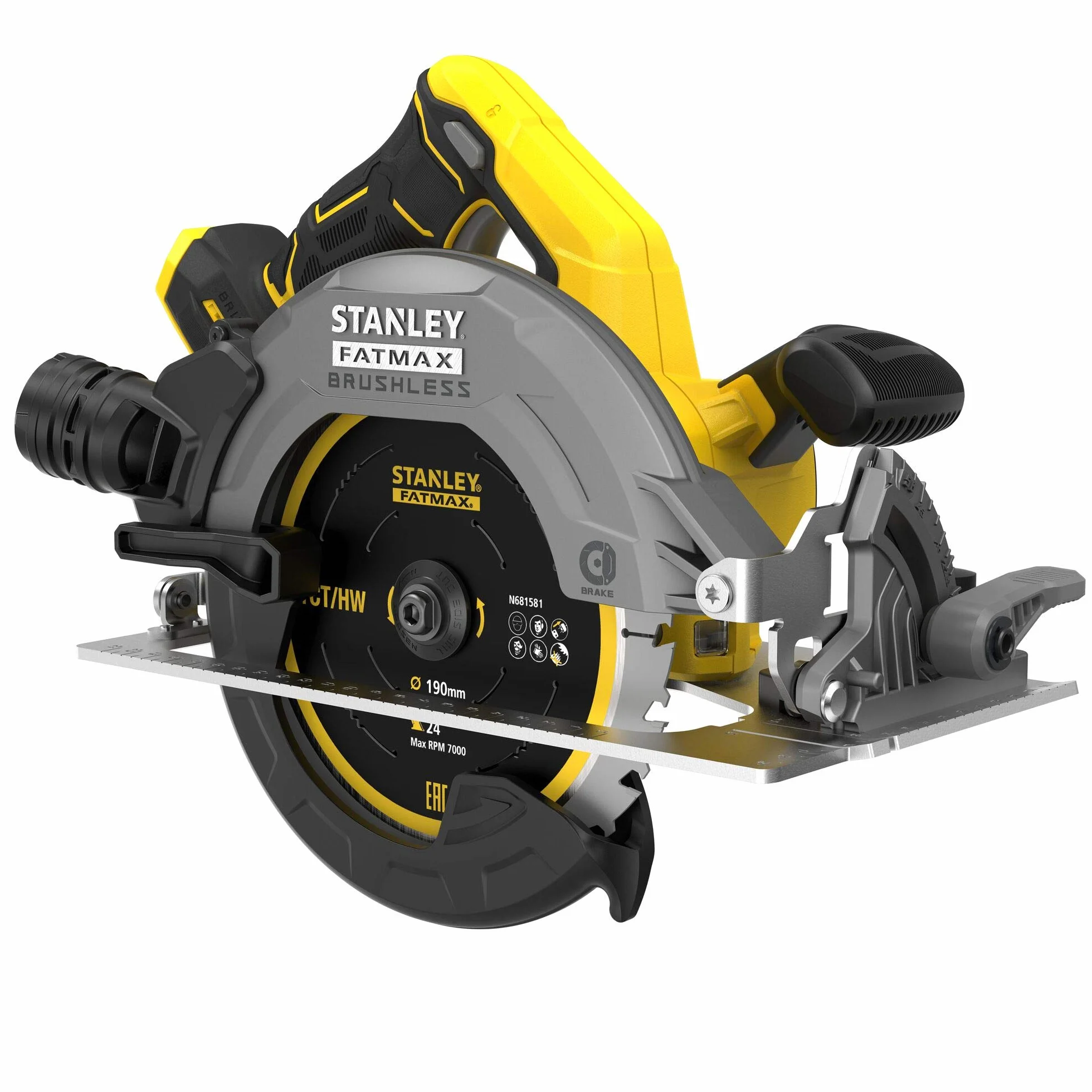 Stanley FatMax Bezszczotkowa Pilarka Tarczowa 18V V20, SFMCS550B-XJ