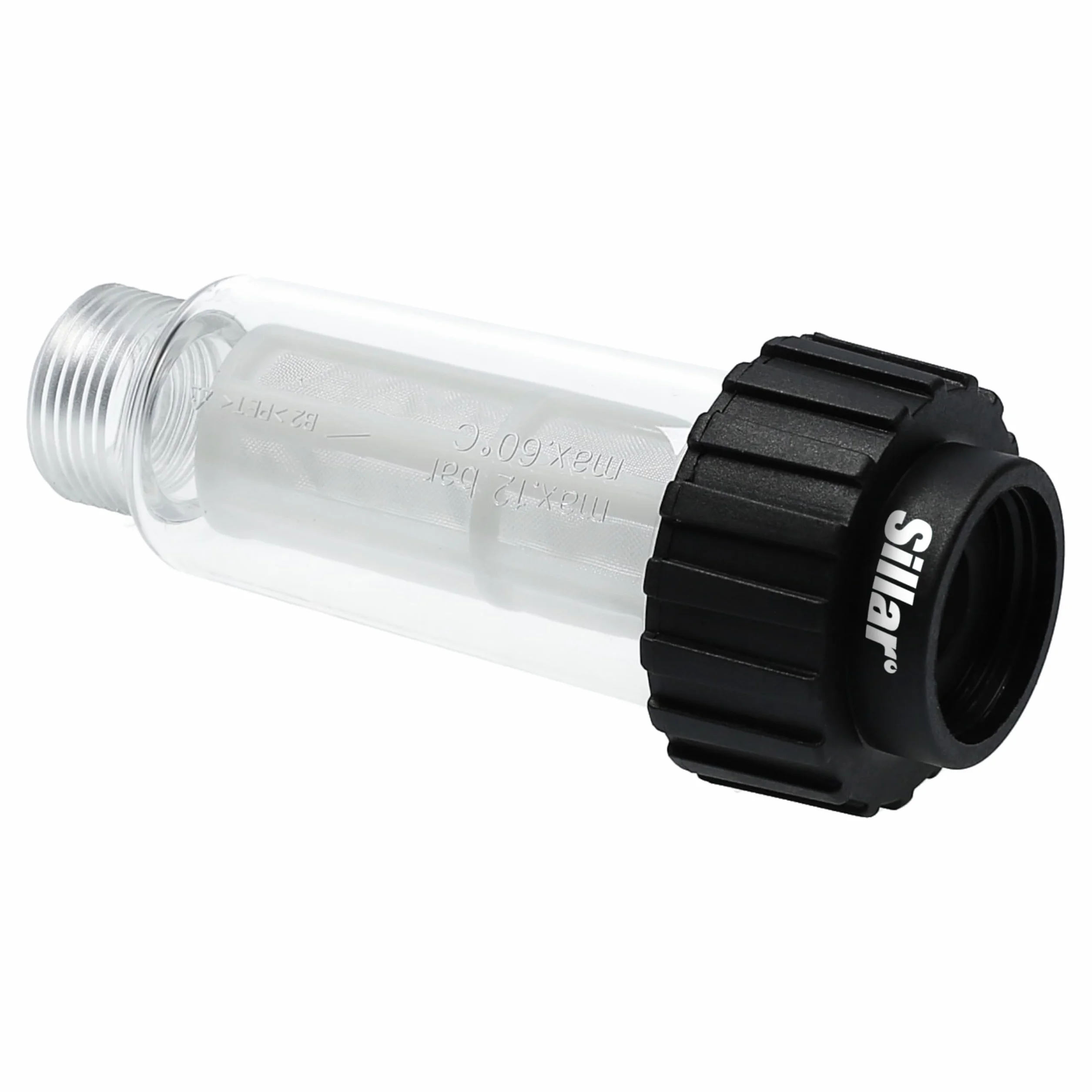 Sillar 4X Filtr Wody 3/4 Cala do Myjki Wysokociśnieniowej, Filtr Wlotowy do Węża Ogrodowego, Ochrona Pompy przed Piaskiem, Rdzą, Kamieniem, Kompatybilny z Kärcher K2 K3 K4 K5 K6 K7