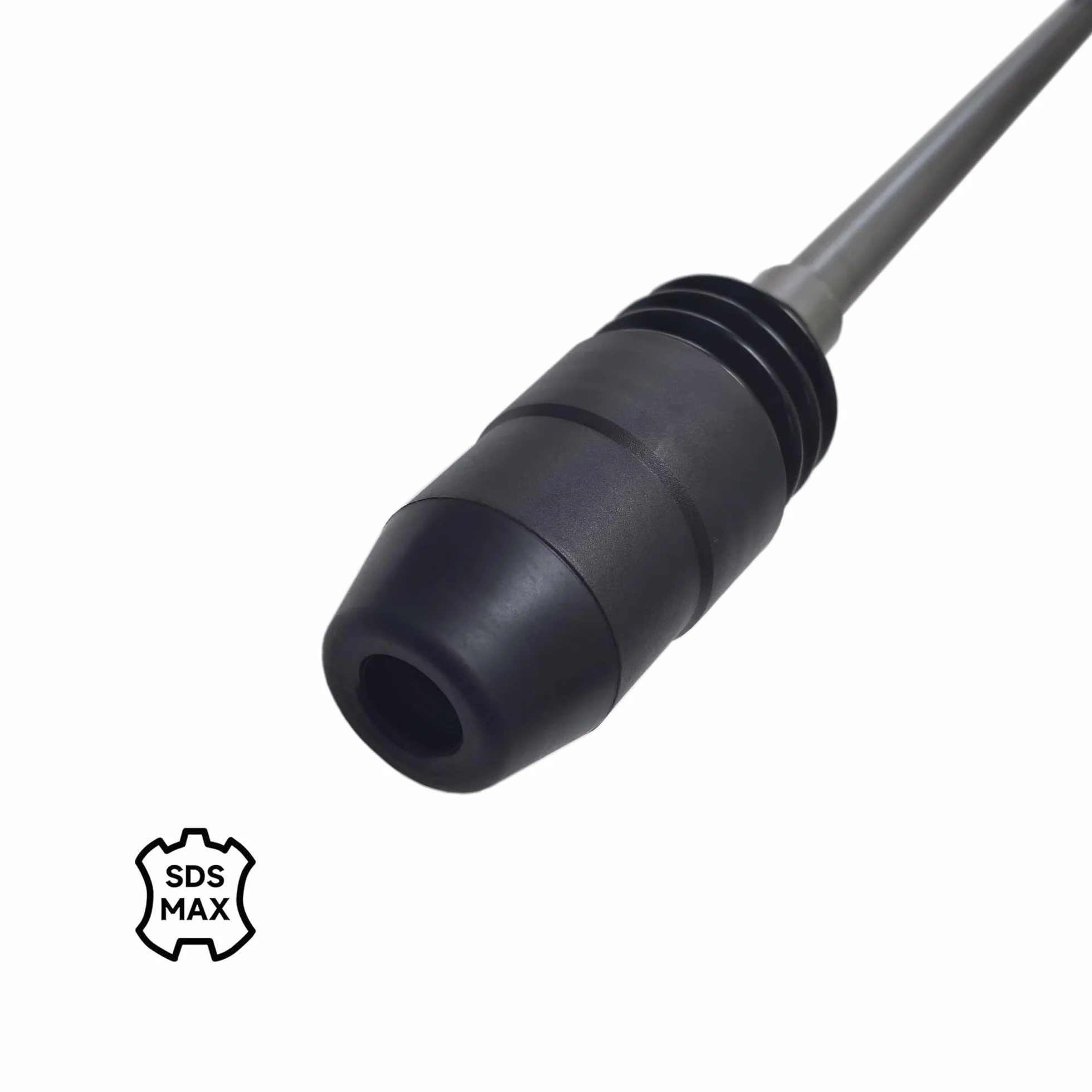 Drążek przedłużający SDS Max na SDS Max z adapterem uchwytu szybkiego wymiany, długość 61 cm, stal stopowa 40Cr, do głębokiego wiercenia i trudno dostępnych przestrzeni (dł.), 61 cm Max M do Max F