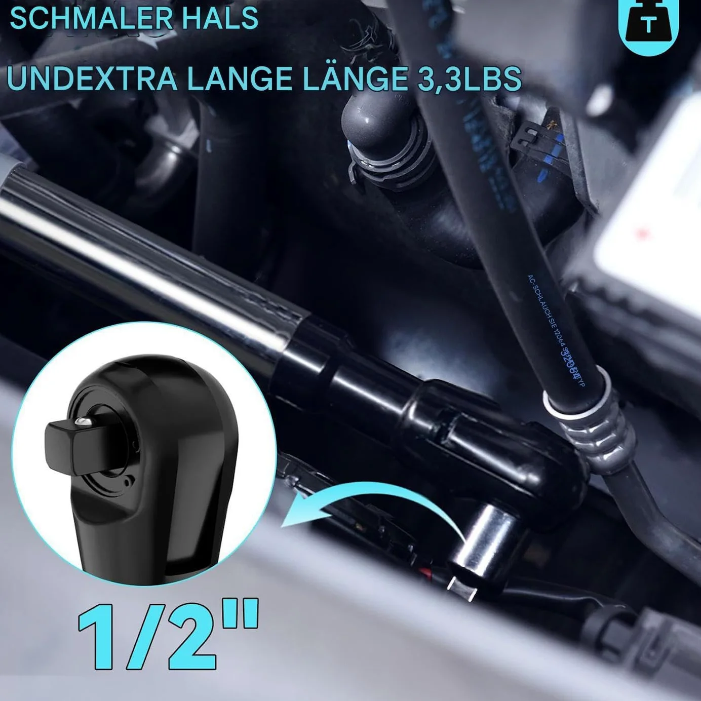 Klucz Offsetowy Akcesoria Do Wiertarek Kątowych | Elektryczny Klucz Z Gniazdem Offsetowym Do Wiertarki Do Samochodów, Domu, Mebli, Maszyn, Rur, Urządzeń, Rowerów, Mechaniki,