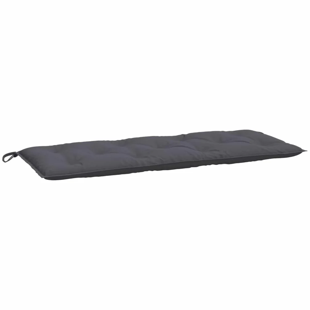 vidaXL Poduszka na ławkę ogrodową antracytowa 120x50x7 cm tkanina do użytku na zewnątrz