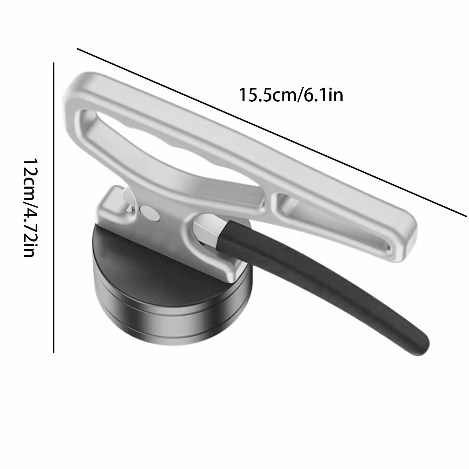 Magnetic Pickup Tool, Magnet Tool Holder, Multi Use Gadgets Gatherer, 6.1x4.72 in Quick Release Manual Curator, Nut and Bolt Collector for Nails, Nuts, Screws, Projects Small Parts