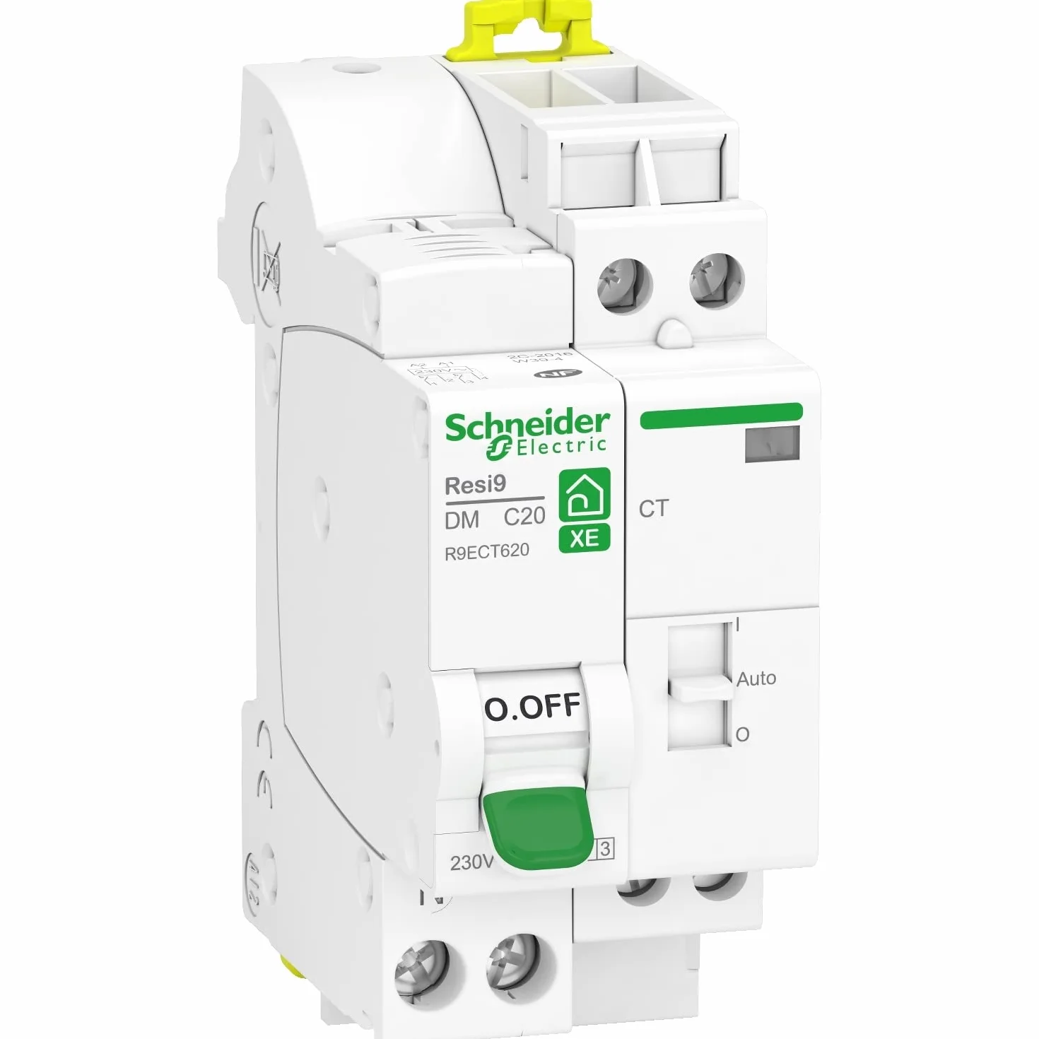 SCHNEIDER Resi9 XE Wyłącznik Nadprądowy 20A 1P+N 230V Stycznik