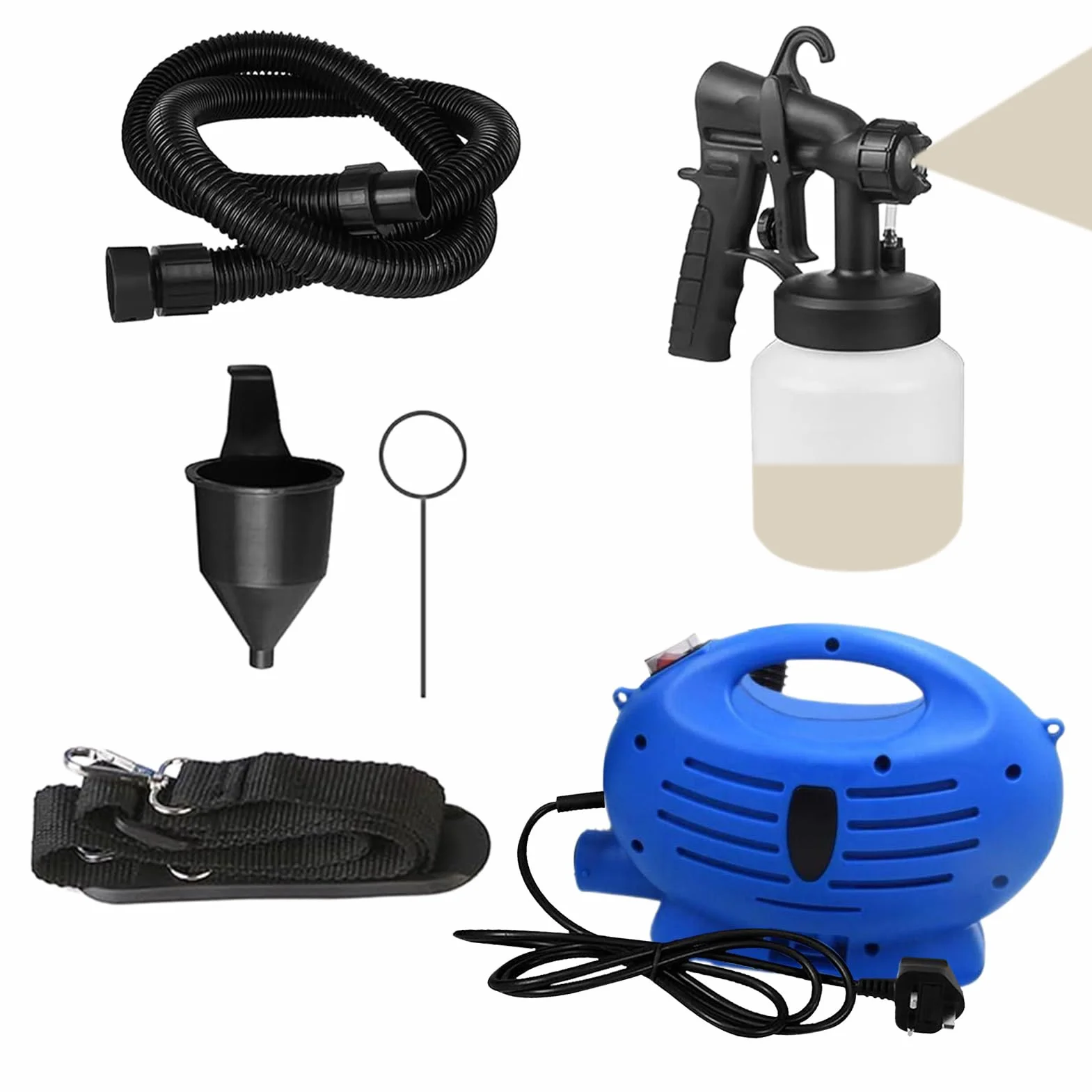 Elektryczny Pistolet Do Malowania Natryskowego Elektryczny Pistolet | 800ml Pojemnik Narzędzia Do Remontu Domu Do Mebli, Domu, Wnętrz, Zewnętrznych Ścian,
