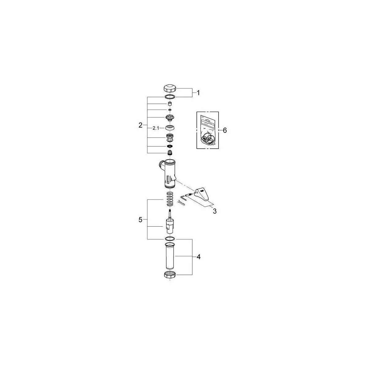 GROHE Systemy sanitarne - DAL w pełni automatyczny spłuczka do WC | chrom | 37141000