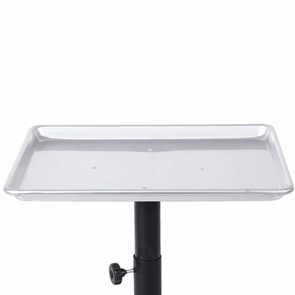 Wózek do przechowywania fryzjera, wózek do salonu na kołach aluminiowych, taca na narzędzia mobilne na kółkach Taca na narzędzia do fryzjera Kosmetyczka Tattoo Beauty Manicure 45 x 33 x 65 cm