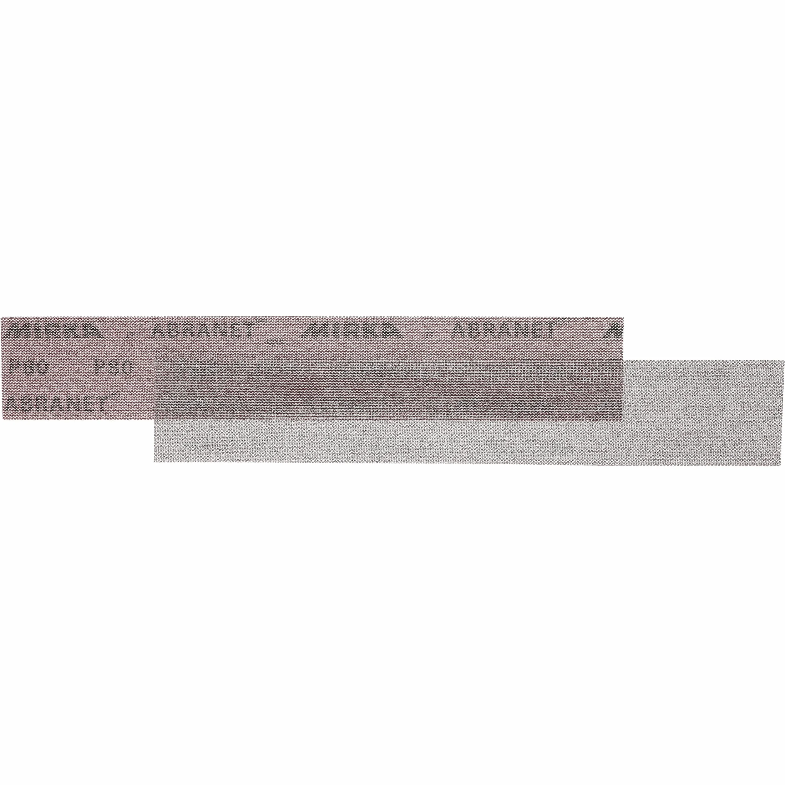 Mirka Abranet papier ścierny 70x420 mm rzep P80 50 szt | Siatka ścierna do drewna szpachli lakieru plastiku 50 szt rzep wysoka wydajność szybkie czyszczenie