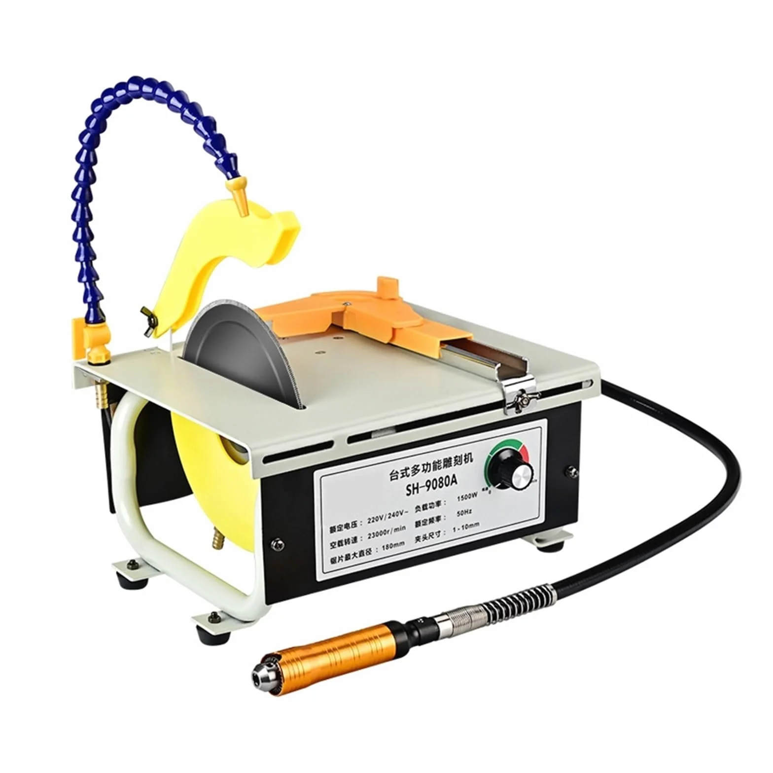 Szlifierka 1500 W, mała maszyna do cięcia jadeitu, szlifierka i polerka Maszyna do rzeźbienia jadeitu o dużej mocy(1500w Standard)