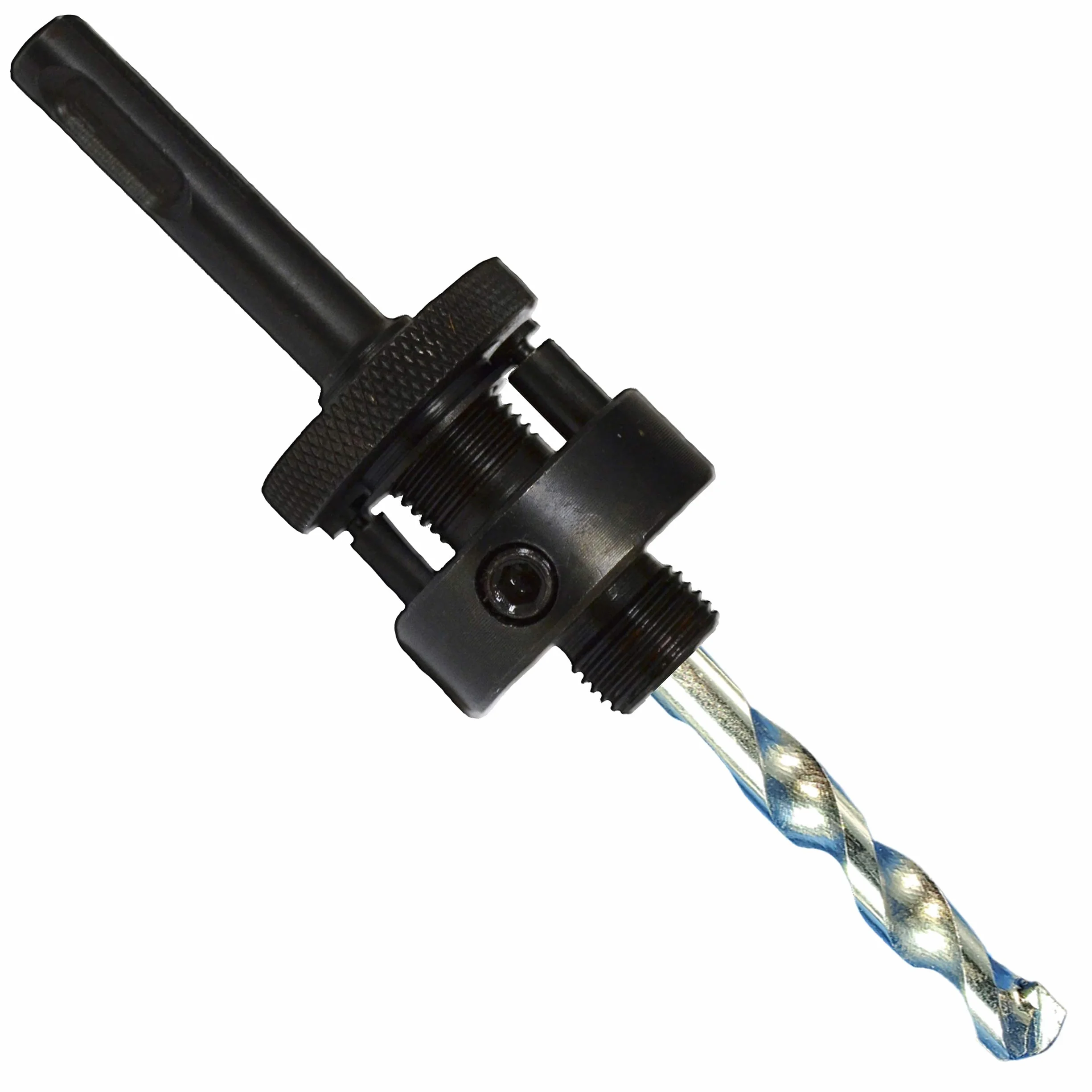 Trzpień do otwornic SDS Plus Arbor do otwornic 1 1/10.2 cm Upto i Inc 20.3 cm SDS Plus Trzpień do otwornicy ma wiertło pilotowe TCT do wiercenia otworów w murze z cegły betonowej, zastosowanie z