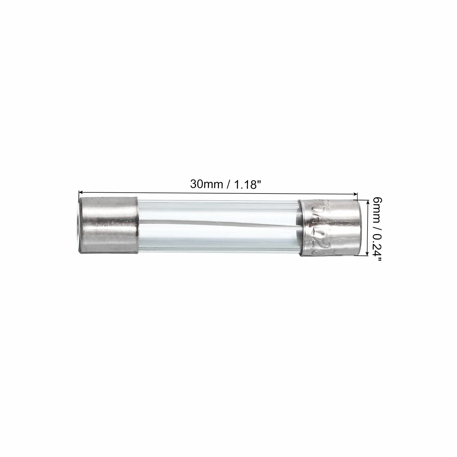 QUARKZMAN 18 sztuk bezpieczników rur szklanych, drut przyłączeniowy 6 x 30 mm 15 A 250 V do wymiany lub naprawy wielu urządzeń elektronicznych domowych (F15A)