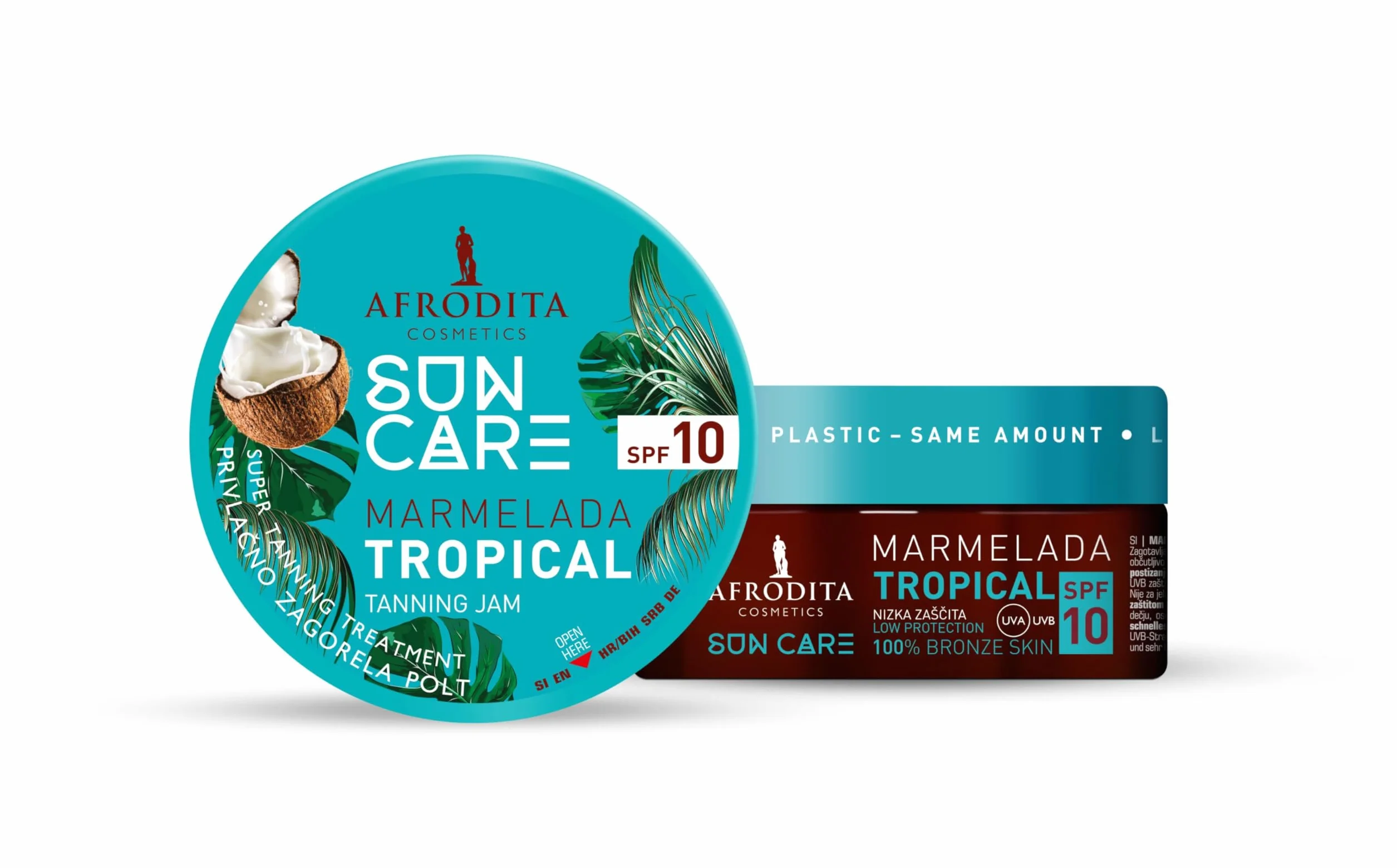 Afrodita Cosmetics Sun Care Przyspieszacz opalania, do szybkiej i intensywnej opalenizny, 100% brązowa skóra, bogata tekstura, oleista formuła kremowa (Tropical)