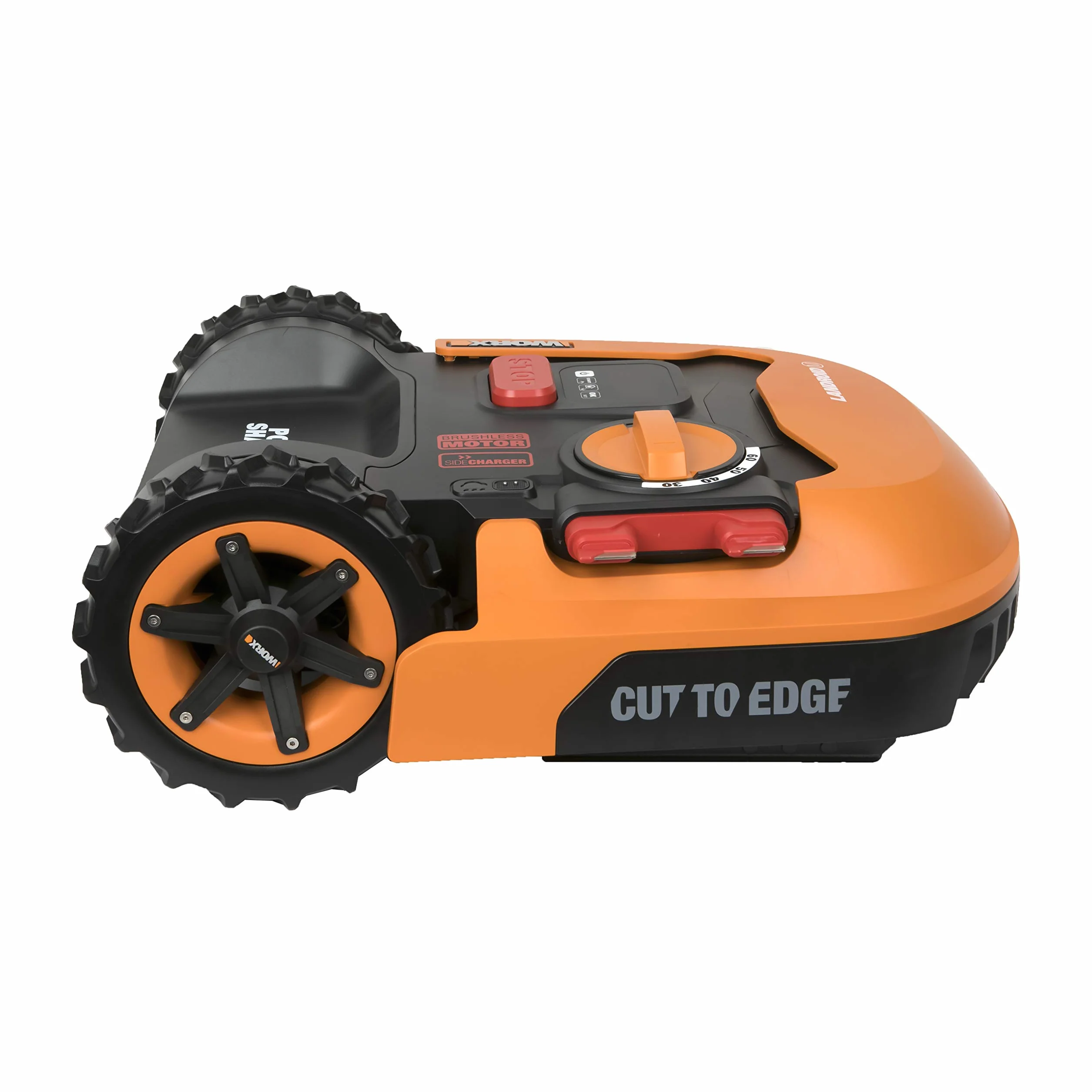 Worx Koło Zapasowe 20 cm Czarny Pomarańczowy