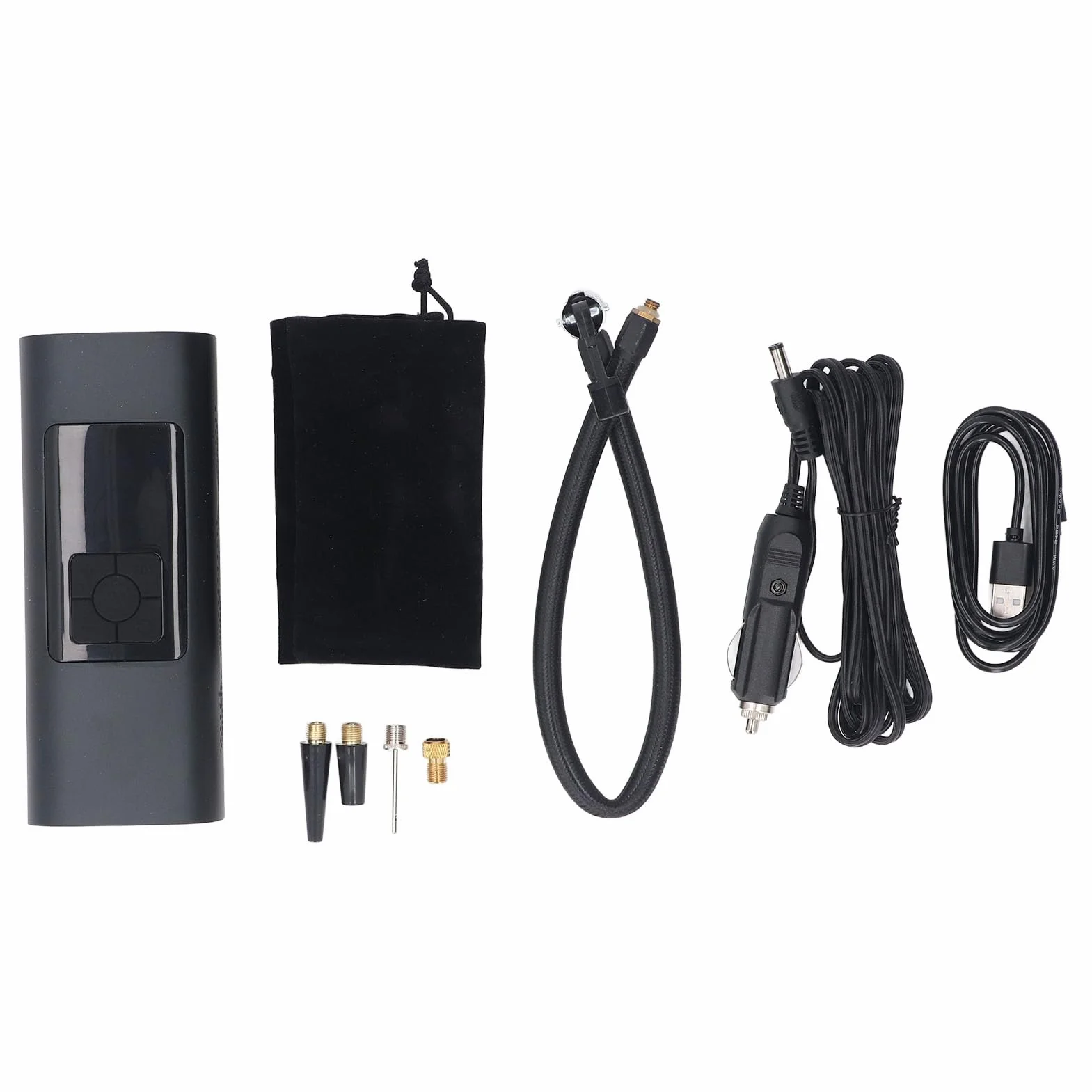 Elektryczny Kompresor Powietrza do Opon, ABS, 6000 mAh, 150PSI, 12V, Przenośna Pompa Powietrza z Akcesoriami do Samochodu