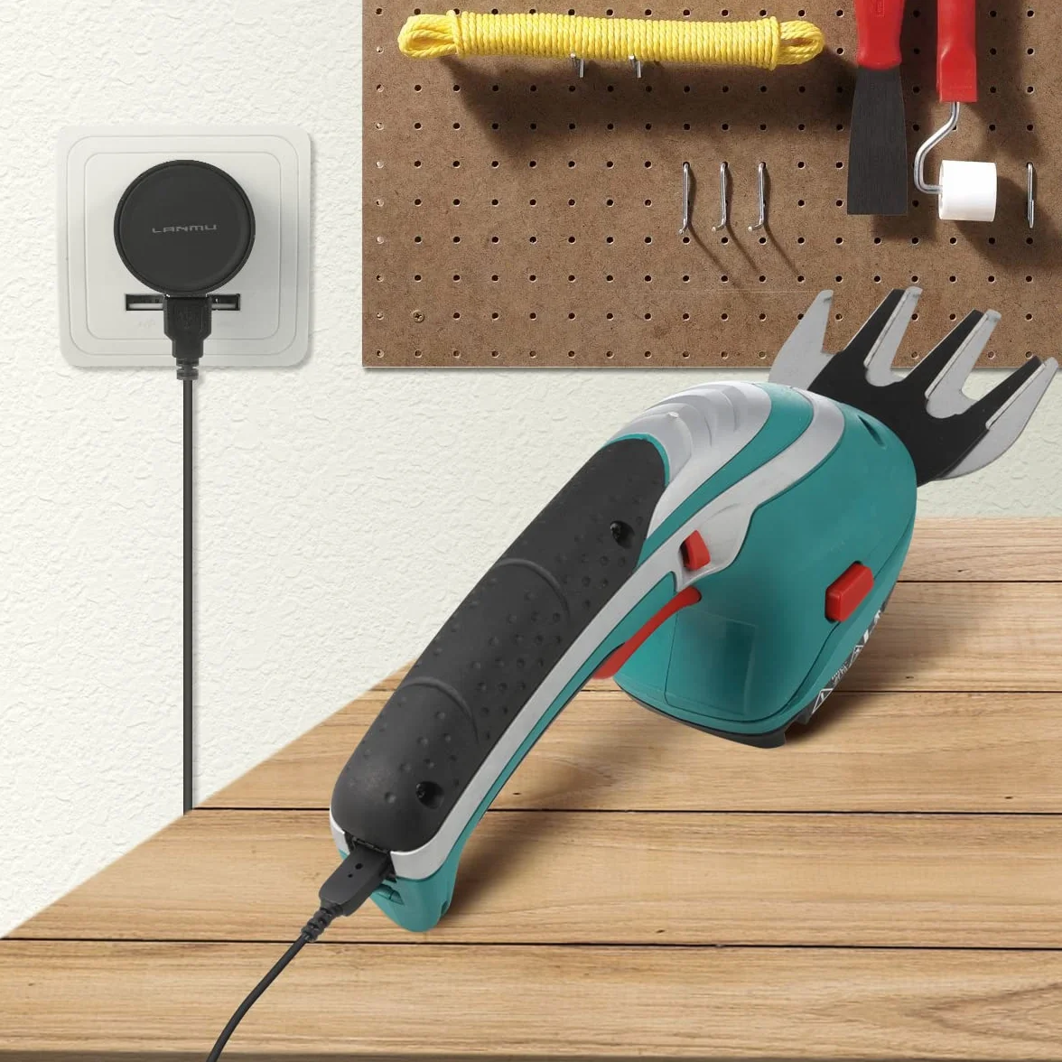 Lenink 100 cm kabel do ładowania, zastępczy kabel kompatybilny z akumulatorowymi nożycami do trawy Bosch Isio (nie do Advanced Shear i Easy Shear)