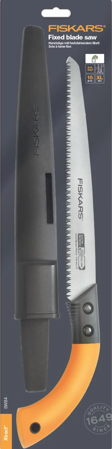 Fiskars Piła do Drewna, 33 cm, Czarny/Pomarańczowy