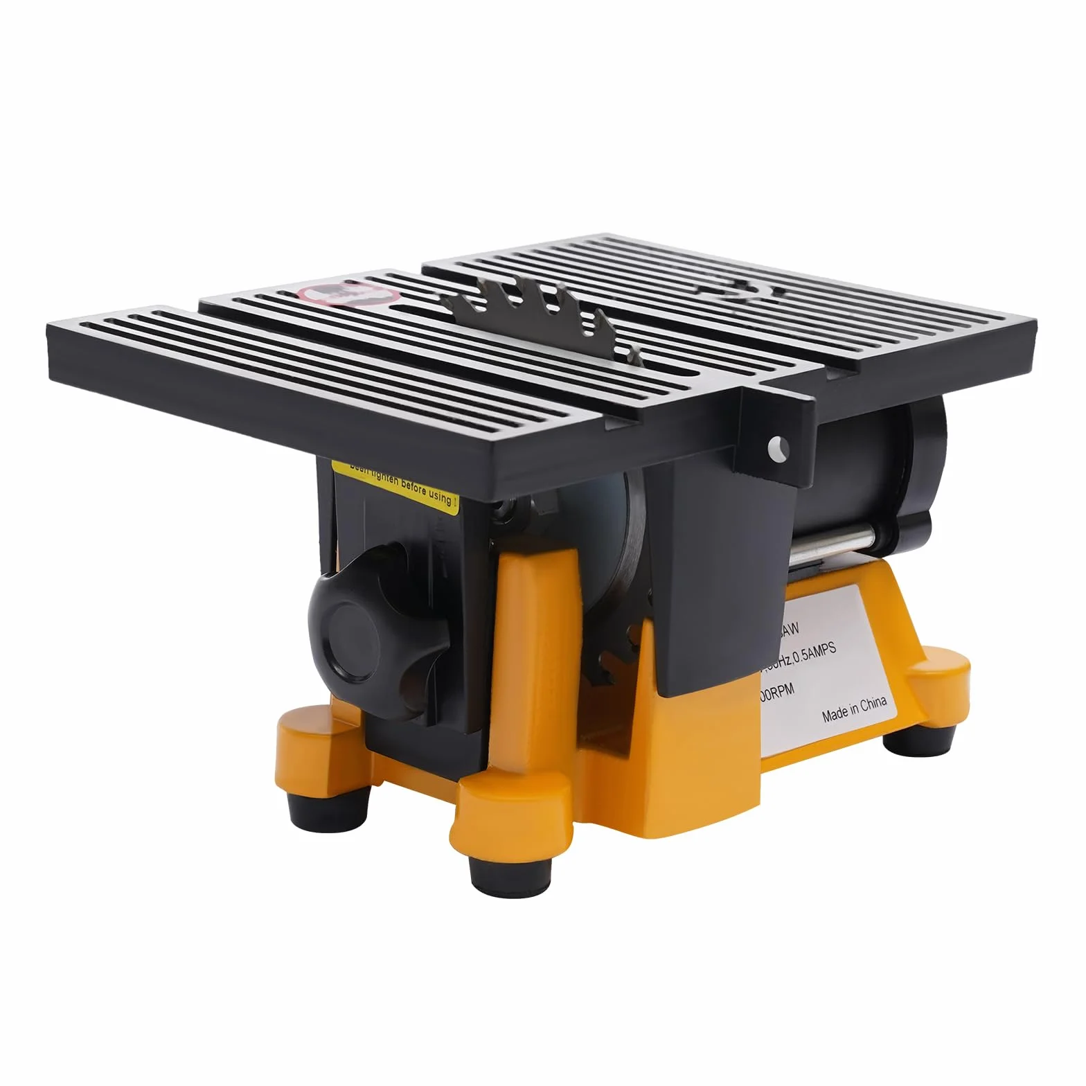 Stołowa pilarka tarczowa, 90 W, piła ukośna, 4500 obr./min, mini stołowa piła tarczowa 1,6 cm, głębokość cięcia 10 cm, 220 V, do cięcia drewna, kamienia, metalu