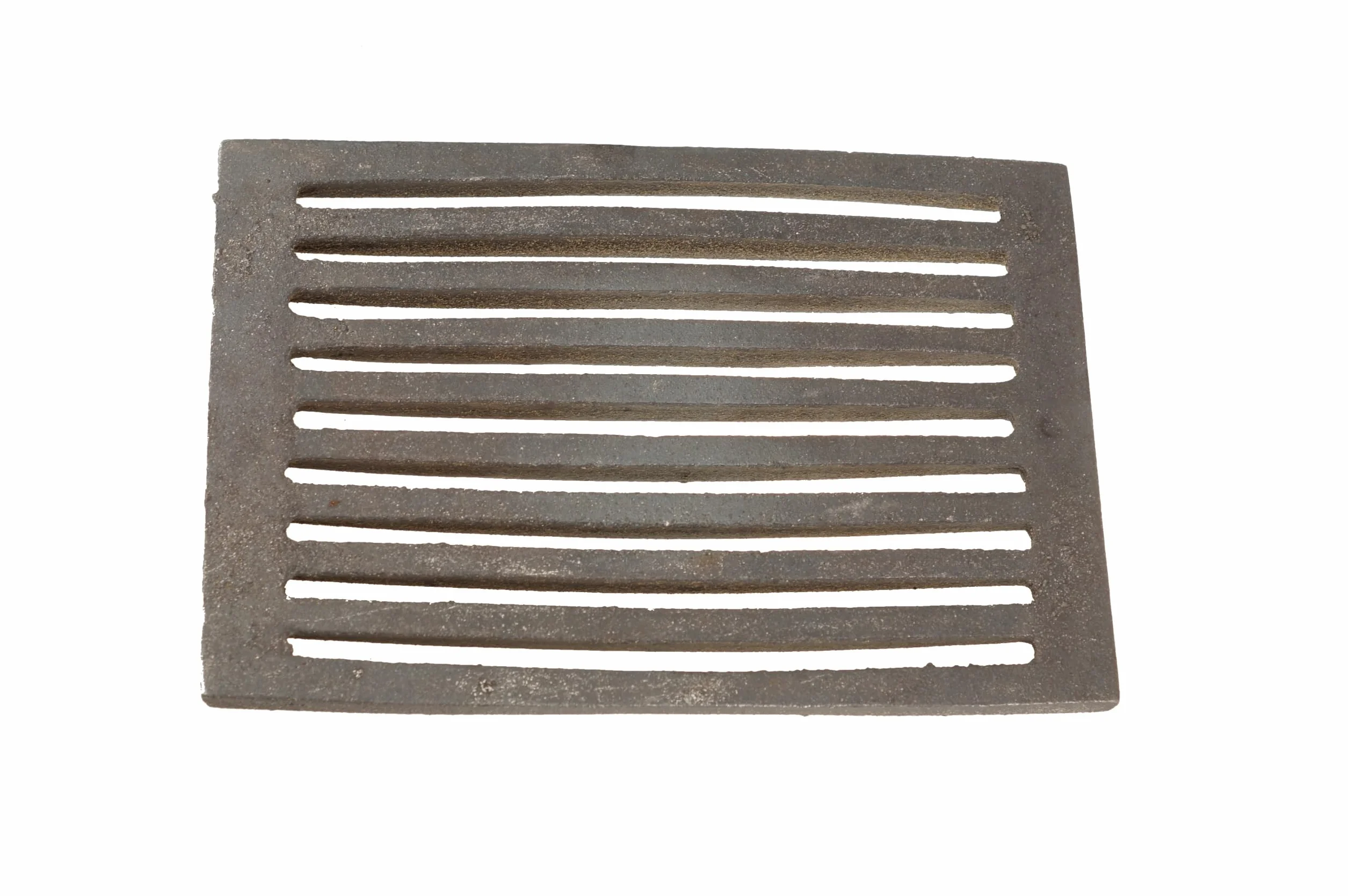 Żeliwny ruszt do pieca – Wymienny ruszt do kominka, pieca, grilla lub pieca kuchennego – Wytrzymały wkład 300 x 200 mm – Solidny i żaroodporny – Żeliwny ruszt do pieca