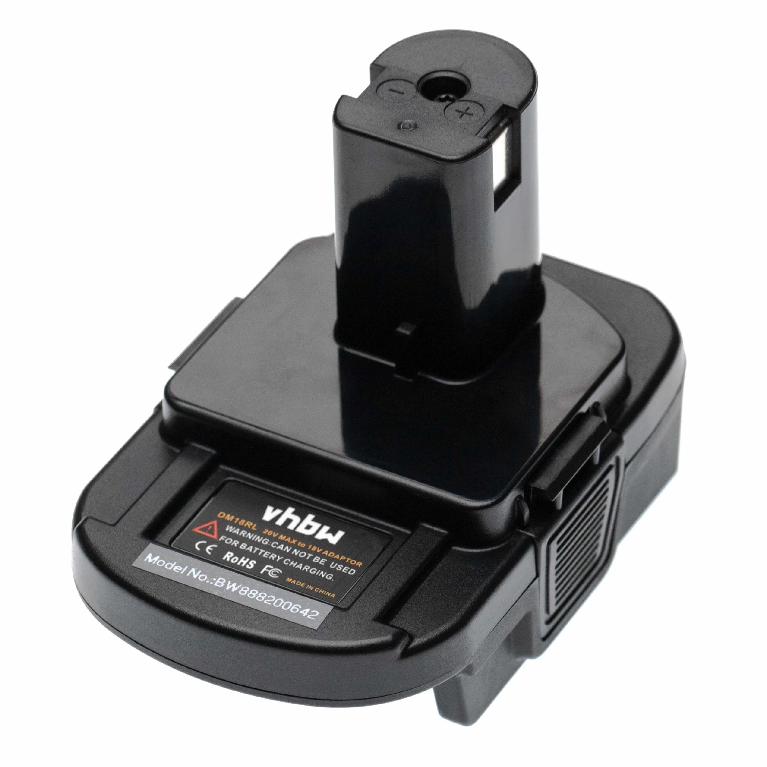 vhbw Adapter kompatybilny z Ryobi 18 V Li-Ion
